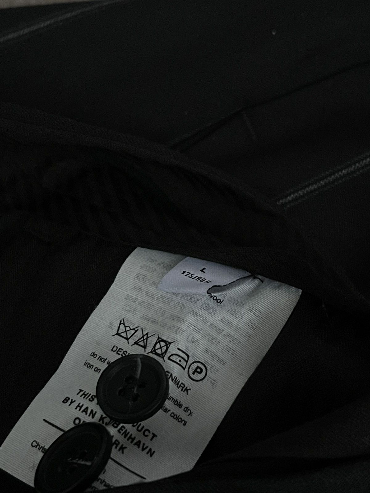 Han Kjobenhavn !DS! AW22 Han Kjobenhavn Pleated Suit Black Track Trousers Size US 34 / EU 50 - 22 Thumbnail