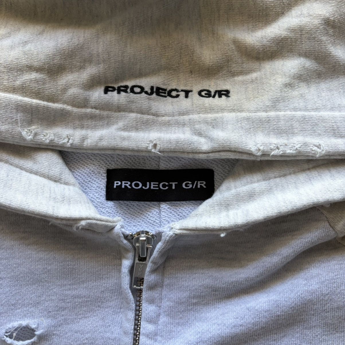 PROJECT G/R PROJECT GR RECONSTRUCTED FOLDED ZIP HOODIE - ARMY size 1 stk Size US S / EU 44-46 / 1 - 4 Thumbnail