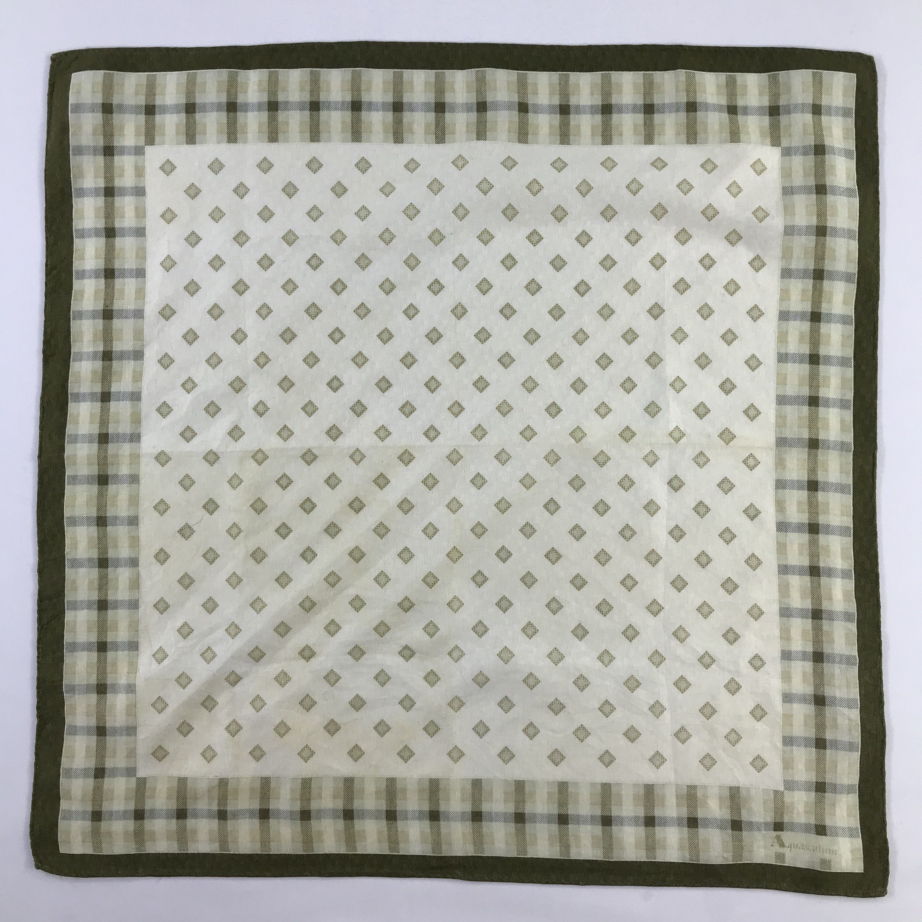 Aquascutum × Vintage Aquascutum Bandana / Handkerchief / Neckerchief - S826 Size ONE SIZE - 1 Thumbnail