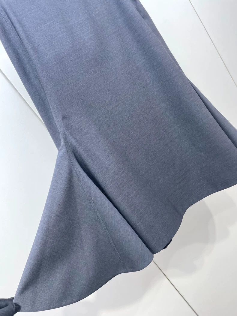 Gucci Gucci Gray Suit Skirt for Work-2506 Size 35" - 4 Thumbnail