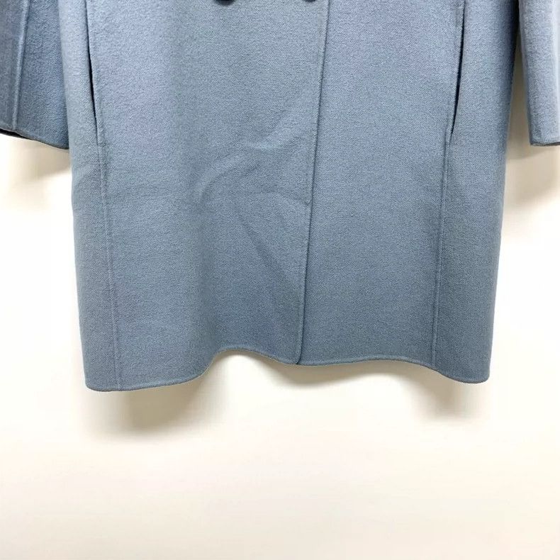 Max Mara Max Mara Haze Blue Coat Size S / US 4 / IT 40 - 4 Thumbnail