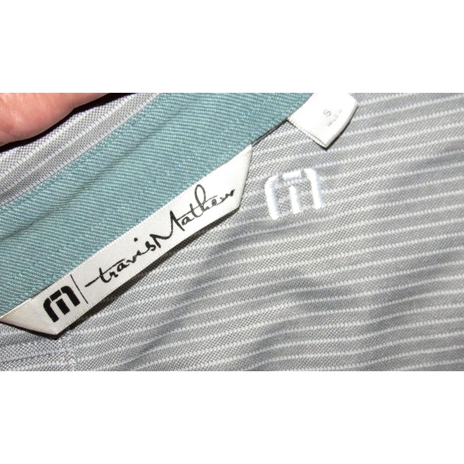 TravisMathew TRAVIS MATHEW Grey Striped Short Sleeve Polo Shirt Small S Mens Polo Shirt Grey Striped Short Sleeve Polo Mens S Size US S / EU 44-46 / 1 - 4 Thumbnail