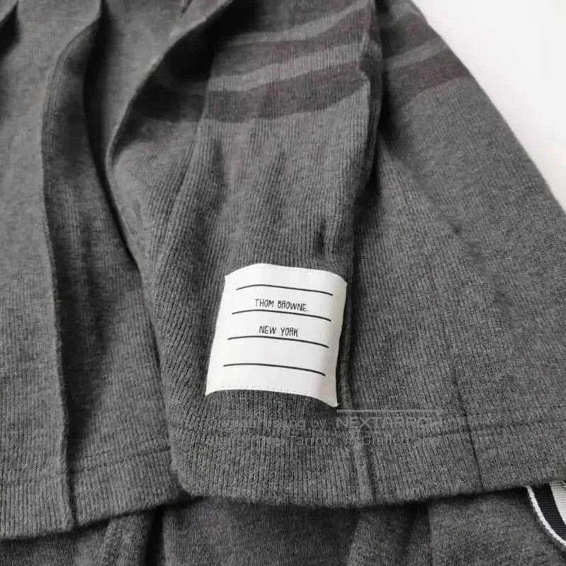 Thom Browne Thom Browne Women's Gray Stripe Cotton Skirt . Size 27" / US 4 / IT 40 - 3 Thumbnail