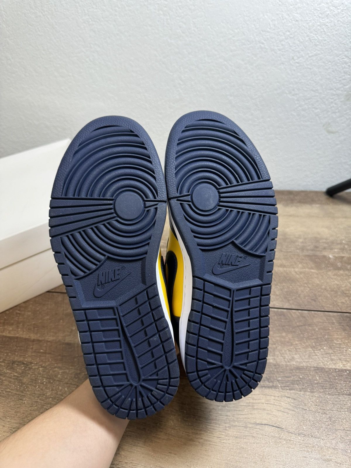 Nike Sacai x wmns NikeLab Dunk Lux Varsity Maize Navy Size 9 NEW Size US 9 / IT 39 - 6 Thumbnail
