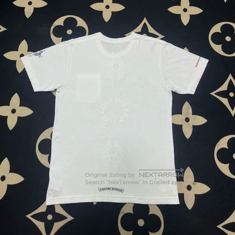 Chrome Hearts CHROME HEARTS Size M Dark back logo horseshoe cross short s Size US M / EU 48-50 / 2 - 2 Thumbnail