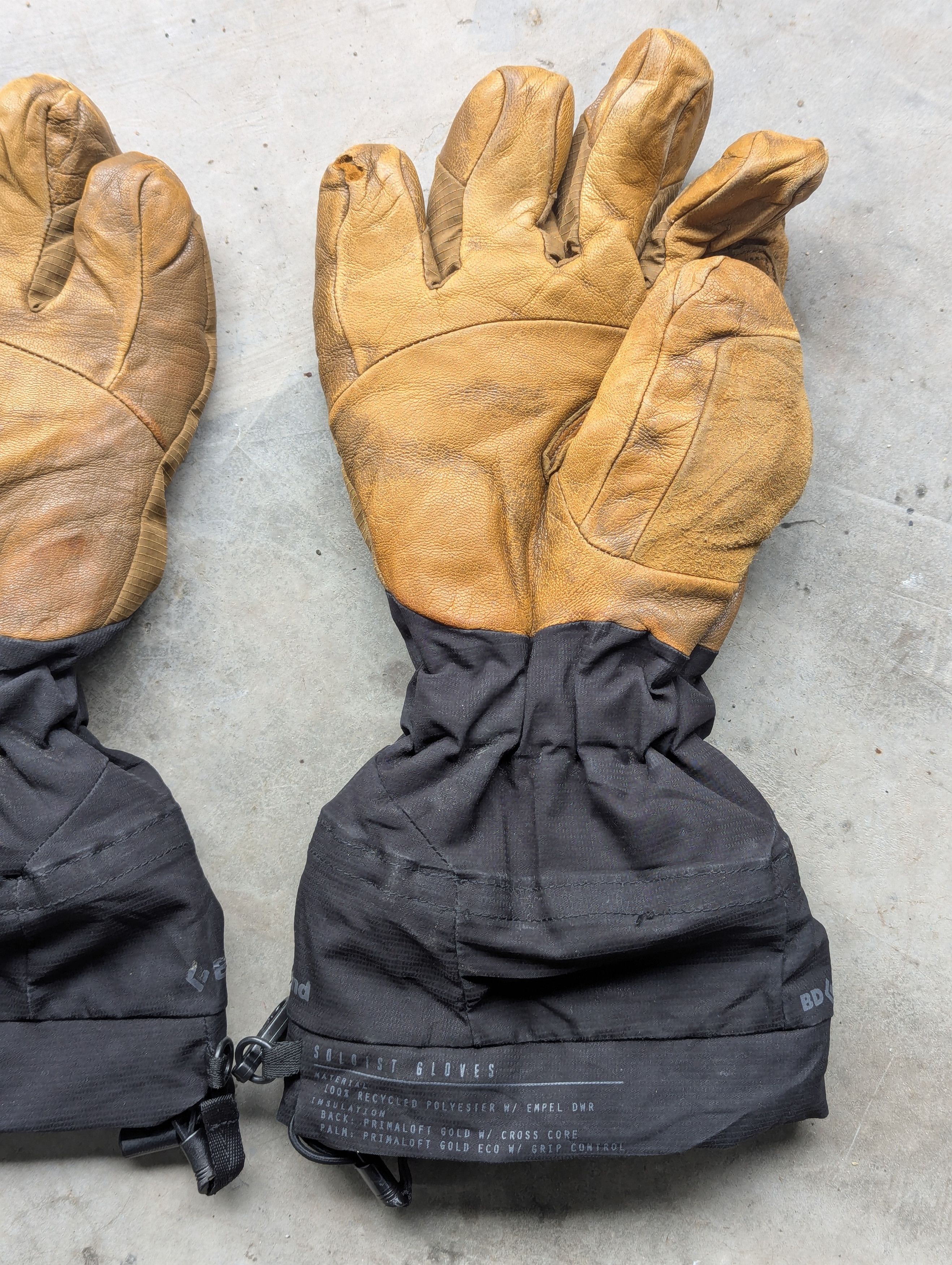 Black Diamond Black Diamond Soloist Gloves S Size 28 - 6 Thumbnail