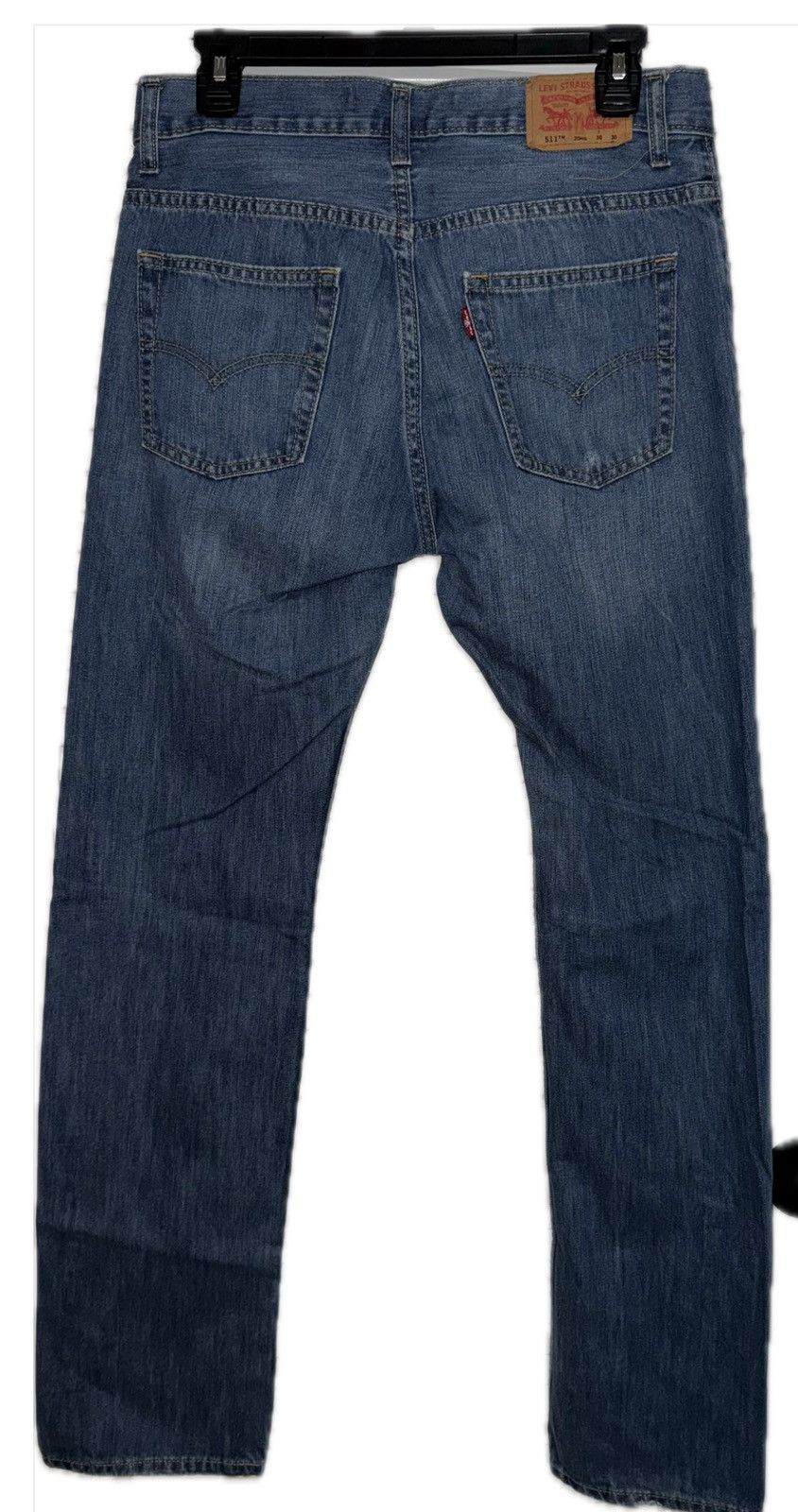 Levi's Levi’s 511 Slim Jeans – Distressed Faded Blue – 30x30 Size US 30 / EU 46 - 2 Thumbnail