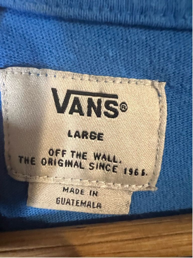 Vans Men's Vans Blue Graphic T-Shirt Size L Size US L / EU 52-54 / 3 - 3 Thumbnail