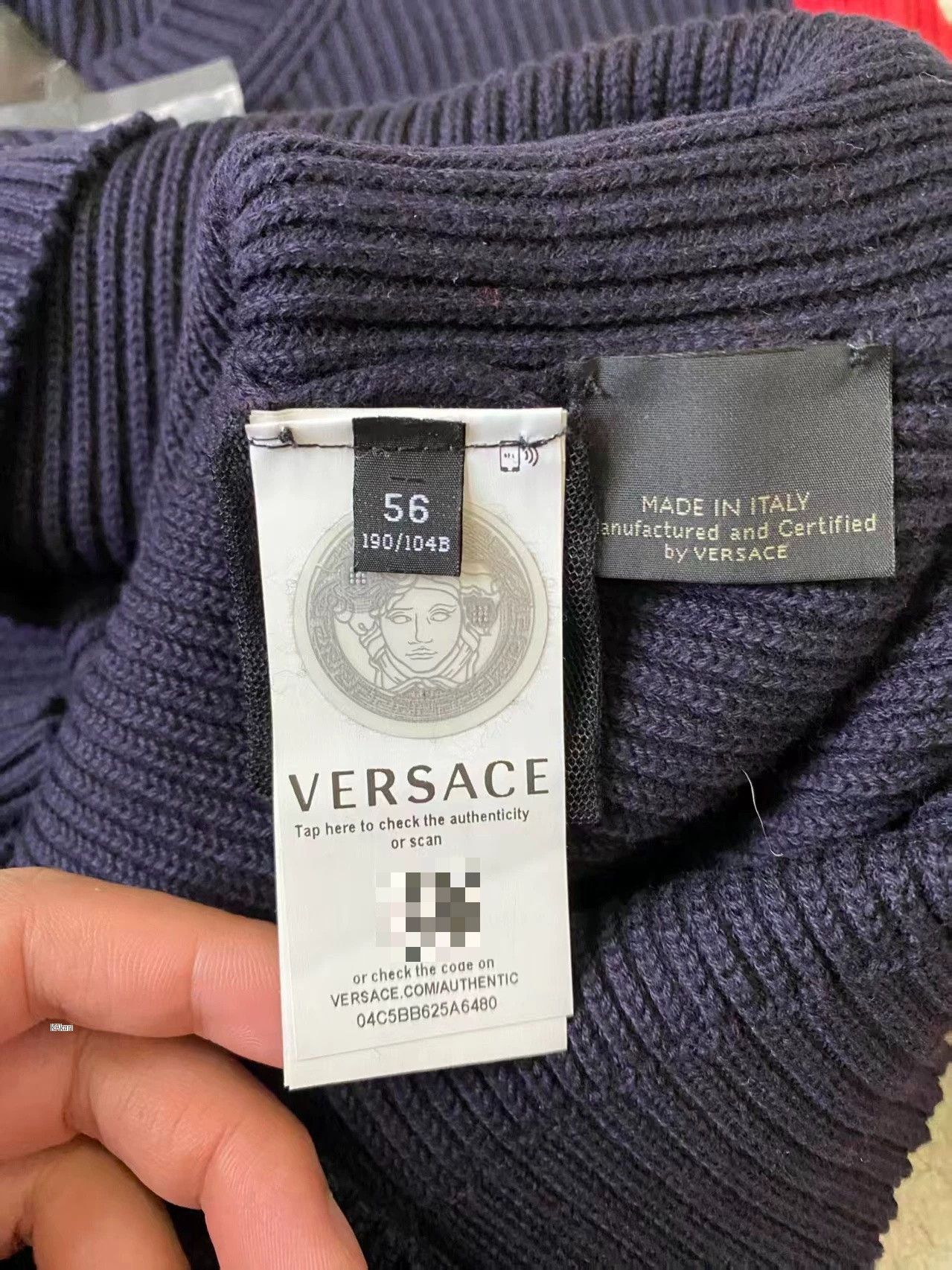 Versace Versace Medusa Knit Sweater Size US XL / EU 56 / 4 - 5 Thumbnail