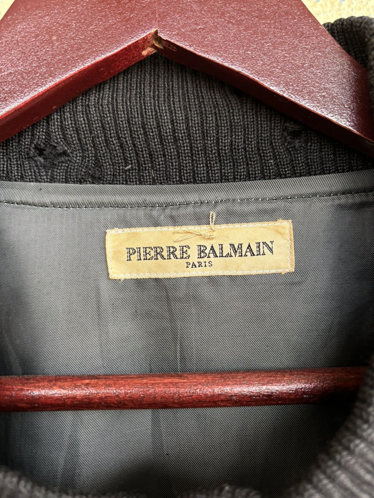 Balmain × Pierre Balmain Pierre Balmain Button Ups Wool Jacket Size US L / EU 52-54 / 3 - 15 Thumbnail