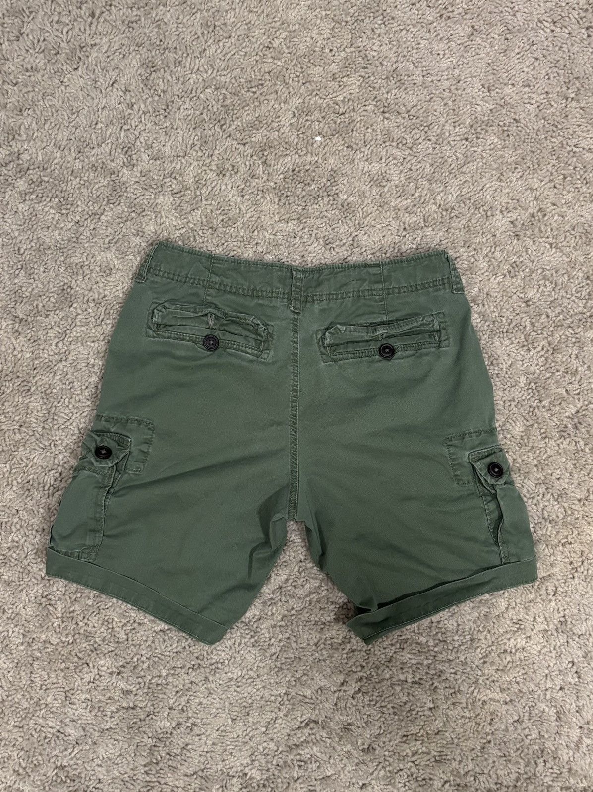 Aeropostale Vintage aeropostale green military style cargo shorts Size US 30 / EU 46 - 3 Thumbnail