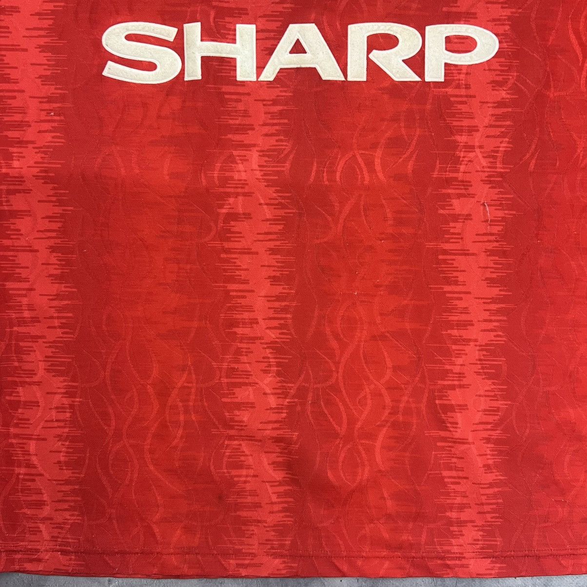 Adidas Rare! Manchester United Adidas 1990 Soccer Jersey Shirt Size US L / EU 52-54 / 3 - 13 Thumbnail