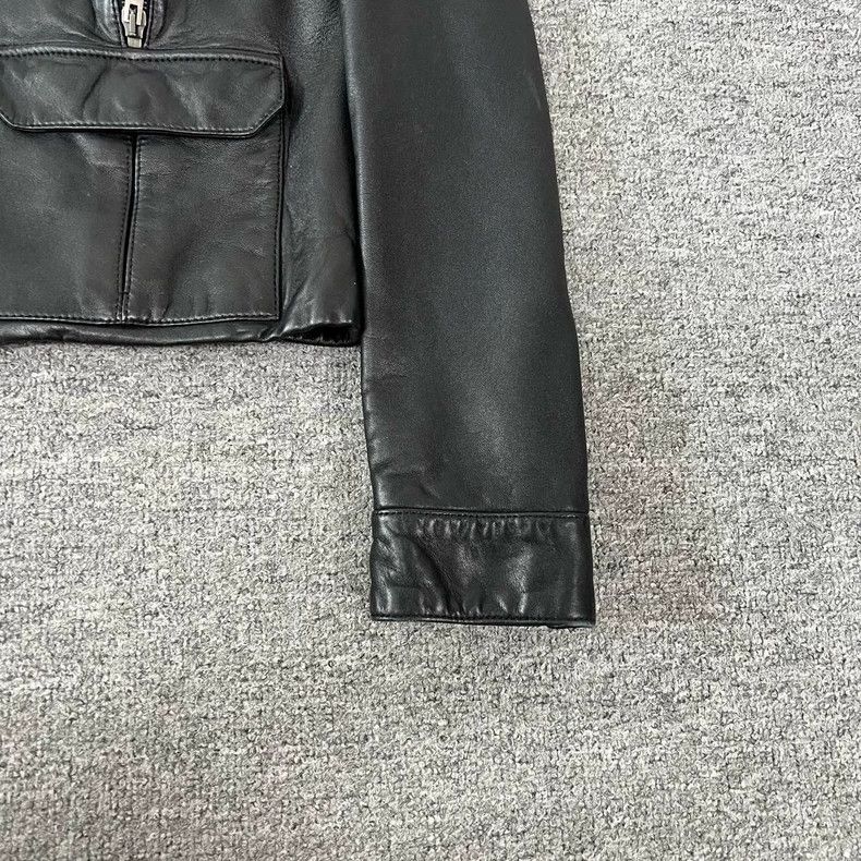Saint Laurent Paris Saint Laurent Paris Motorcycle Leather Jacket Size XS / US 0-2 / IT 36-38 - 6 Thumbnail