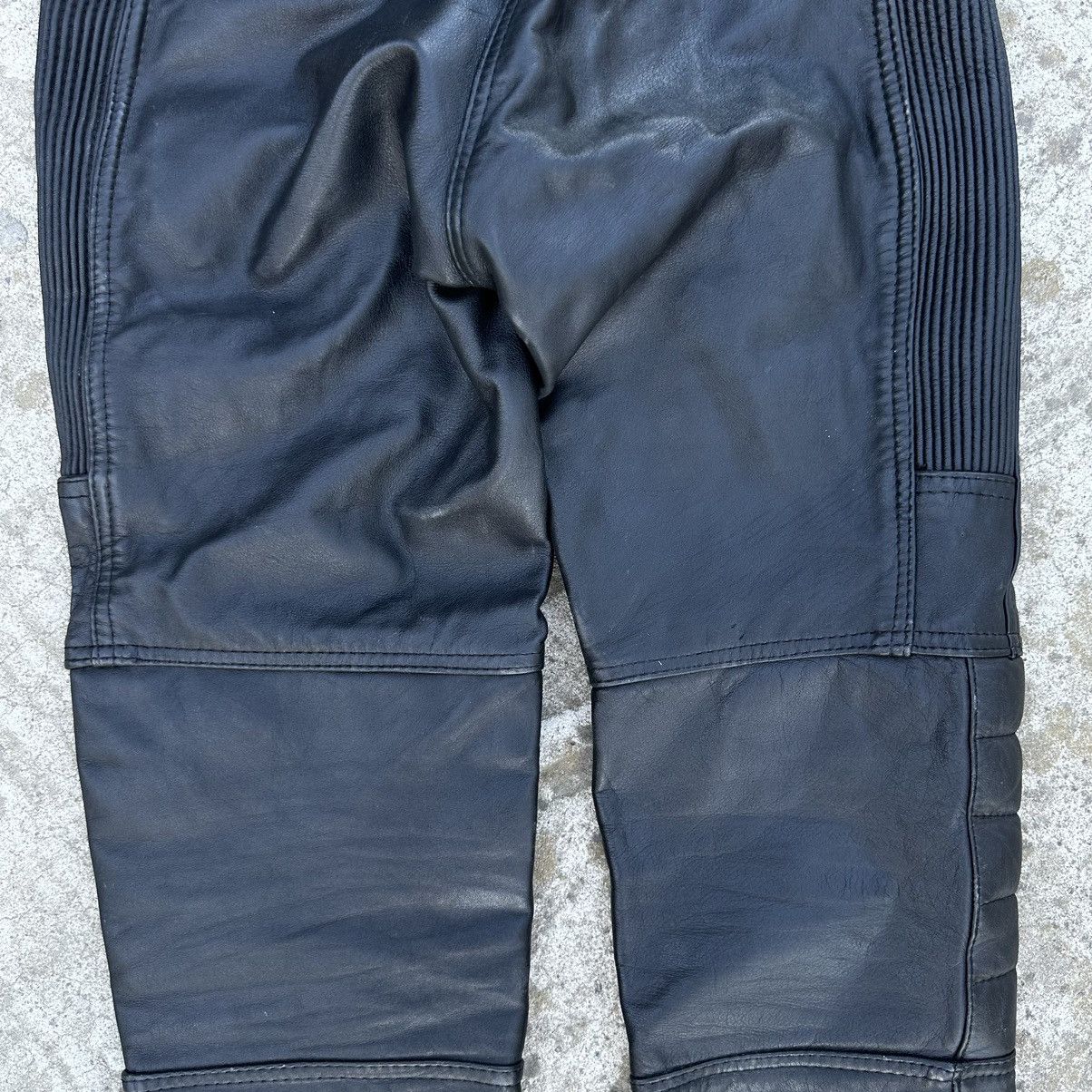 Vintage Vintage Moto Leather Pants Overalls Style USA Y2K 00s Size 27" / US 4 / IT 40 - 12 Thumbnail