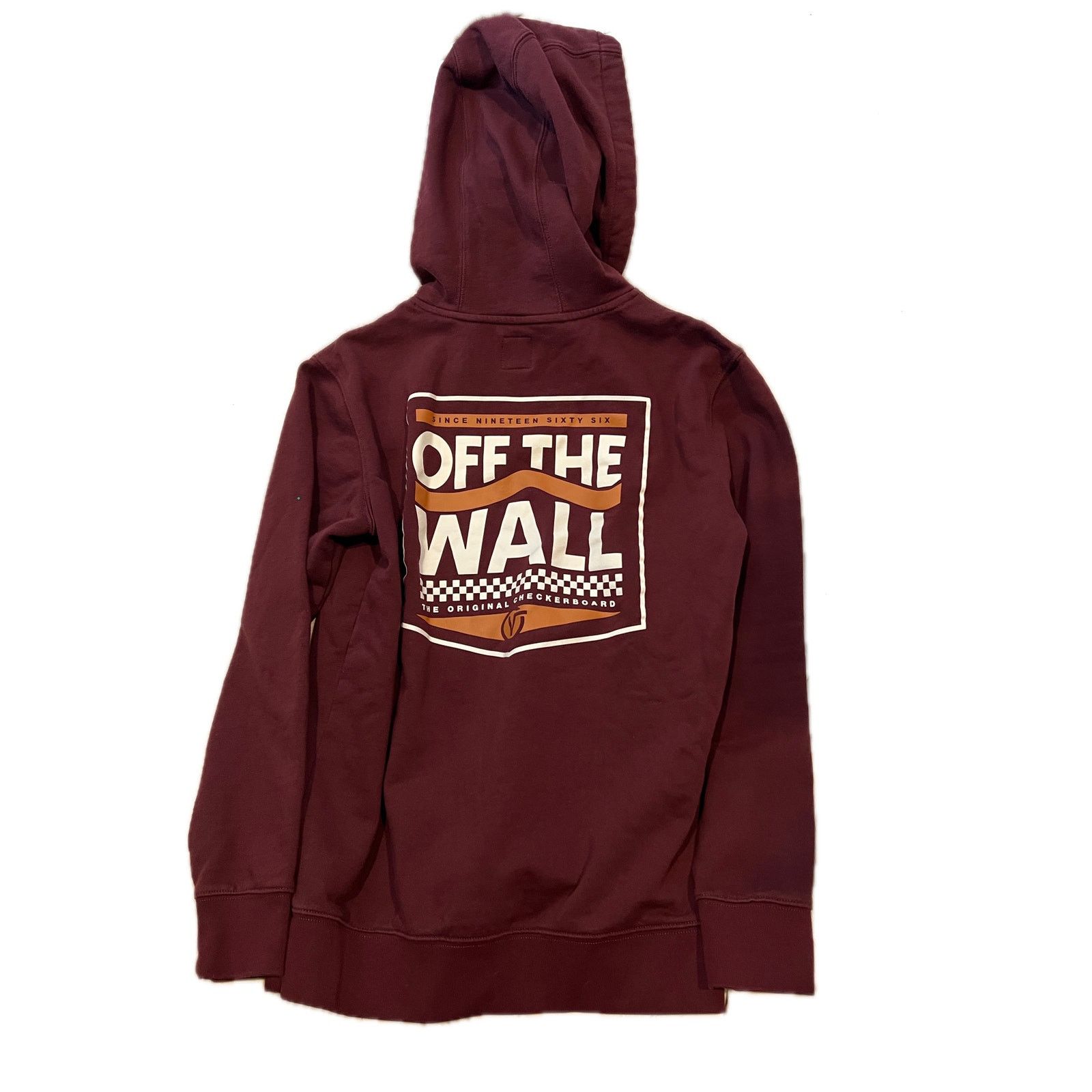 Vans Vans Burgundy Mens Small Skater Hoodie Size US S / EU 44-46 / 1 - 2 Thumbnail