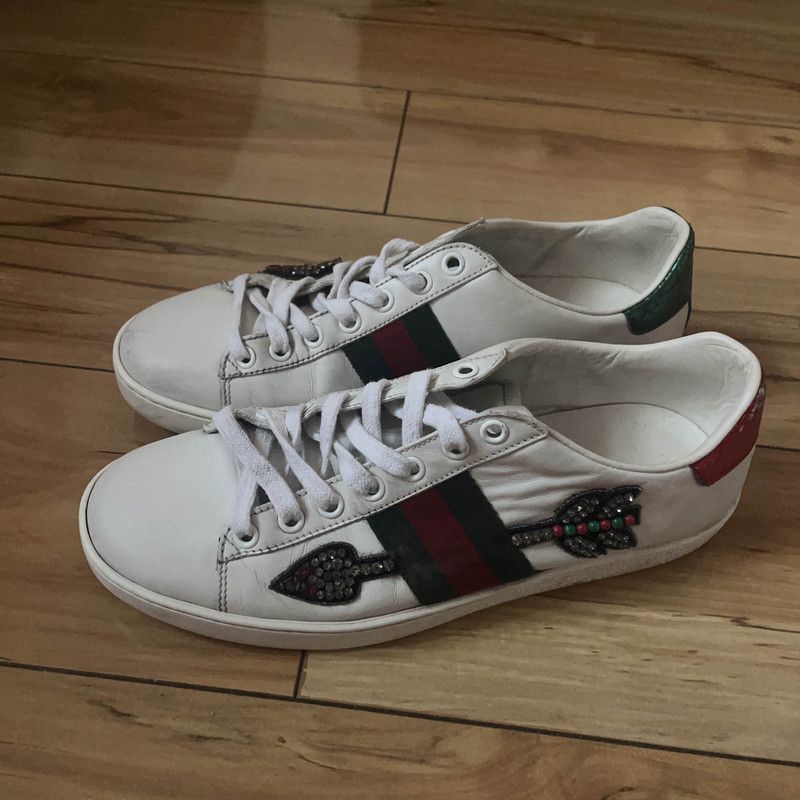 Gucci Gucci Ace Embroidered Sneakers for Women - Size US 6.5 / IT 36.5 - 1 Thumbnail
