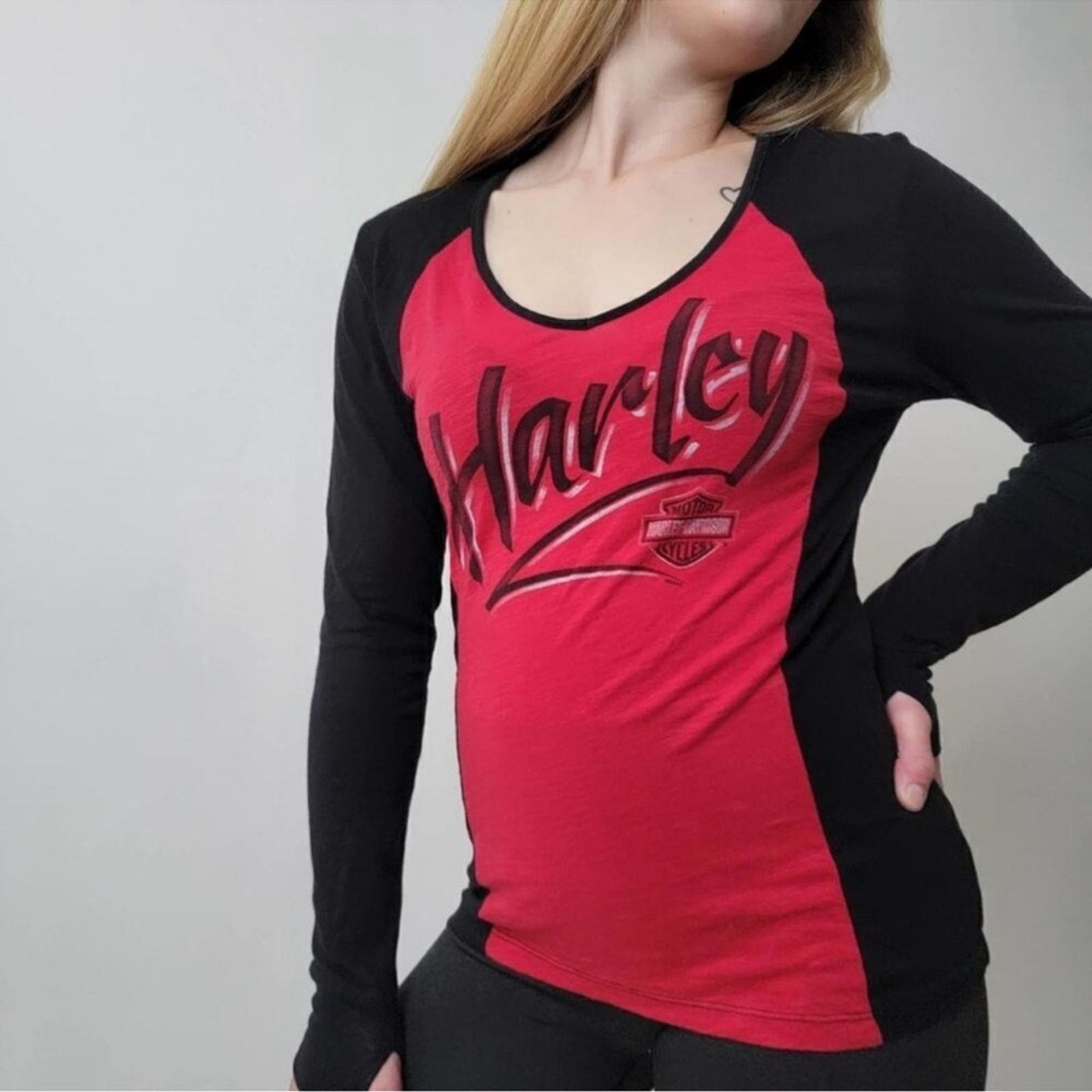 Harley Davidson Harley Davidson Long Sleeve Tee Shirt Size S / US 4 / IT 40 - 9 Thumbnail