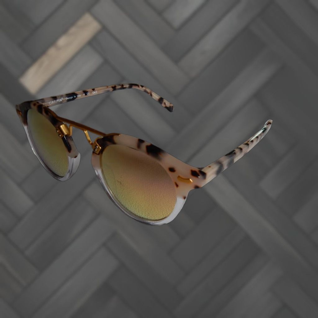 Vintage VINTAGE Carfia Sunglasses Women Brown 46mm UV Protectio n-145 CA5395 C04 Size ONE SIZE - 1 Thumbnail