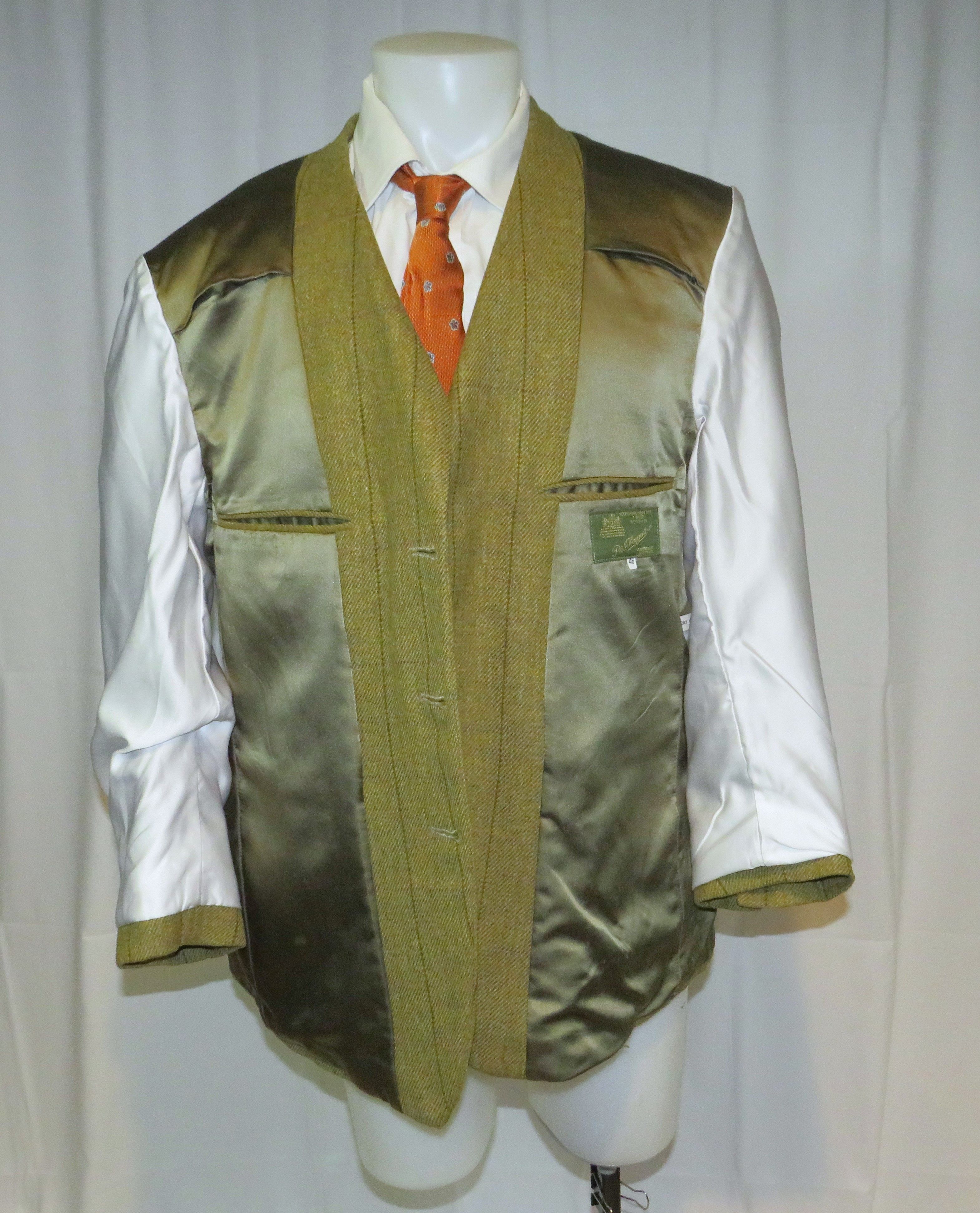 Other P&J Haggart Green Tweed Three Button Shooting Jacket 46 Size 46R - 11 Thumbnail