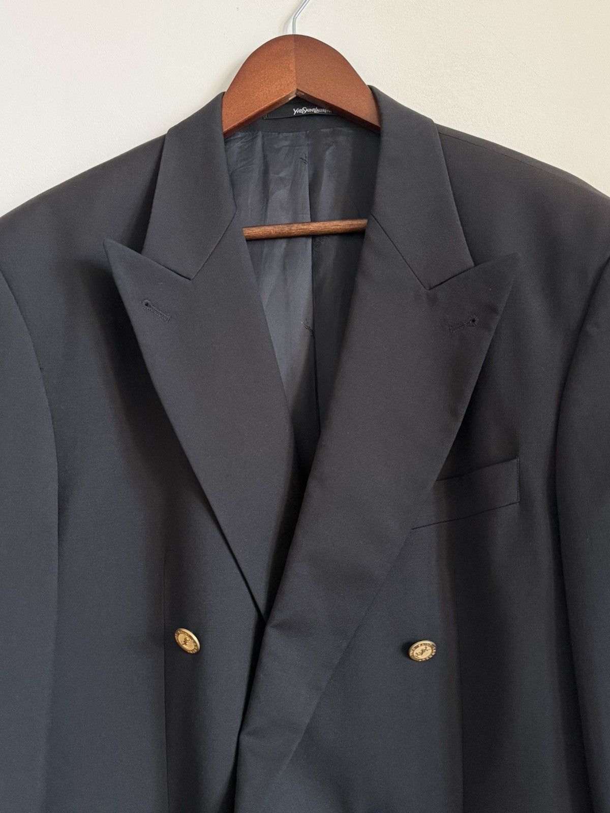 Yves Saint Laurent Yves Saint Laurent pour homme double breasted blazer. Size 52S - 3 Thumbnail
