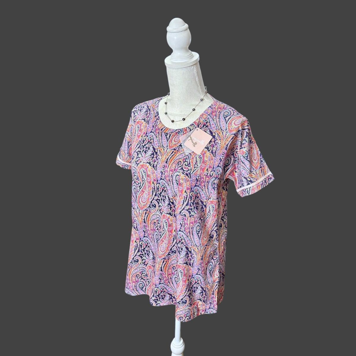 Nordstrom Papinelle Nordstrom Women’s Pajama T-Shirt Sz S Size S / US 4 / IT 40 - 2 Thumbnail