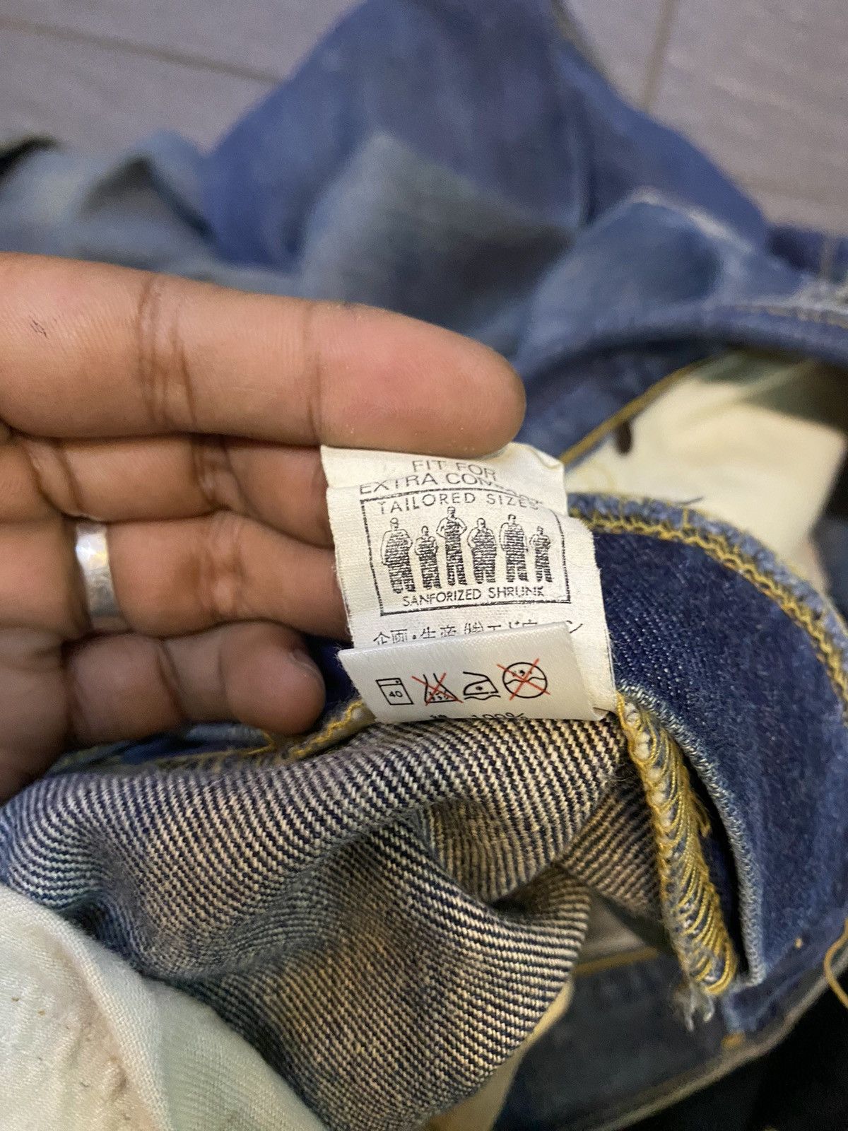 Lee × Vintage Lee Riders Vintage selvedge like buggy Size US 35 - 8 Thumbnail