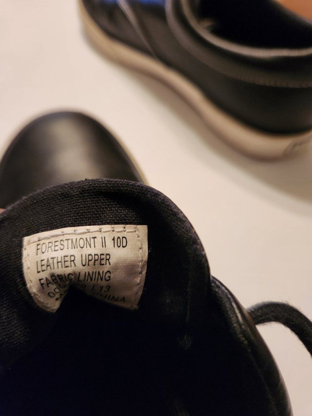 Polo Ralph Lauren polo Ralph Lauren men's black leather fashion sneakers 10D Size US 10 / EU 43 - 7 Thumbnail