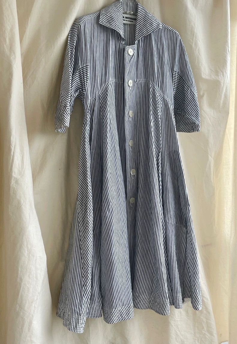 Comme des Garcons Comme Des Garcons Junya Watanabe Blue and White Stripe Nav Size XS / US 0-2 / IT 36-38 - 5 Thumbnail