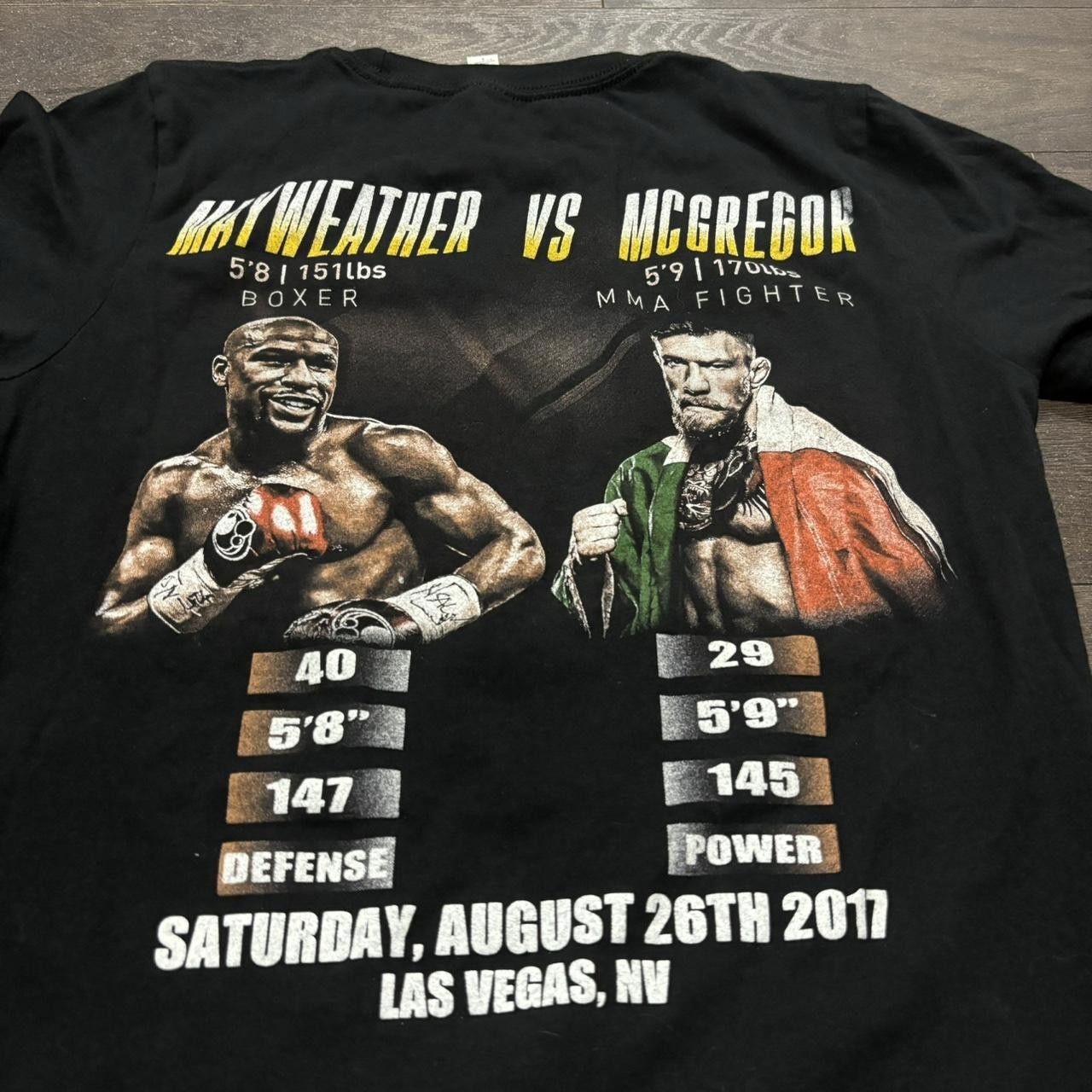 Designer Floyd Mayweather vs. Conor McGregor fight t shirt 17 S Size US S / EU 44-46 / 1 - 4 Thumbnail