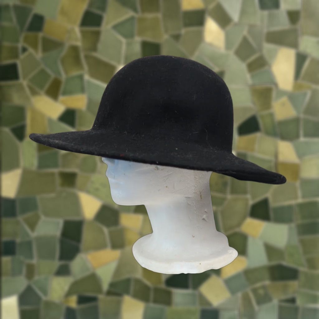 Bdg BDG Urban Outfitters Fedora Hat Black Wool Wide Brim Round Top Floppy Hat Women One Size Boho Size ONE SIZE - 1 Thumbnail