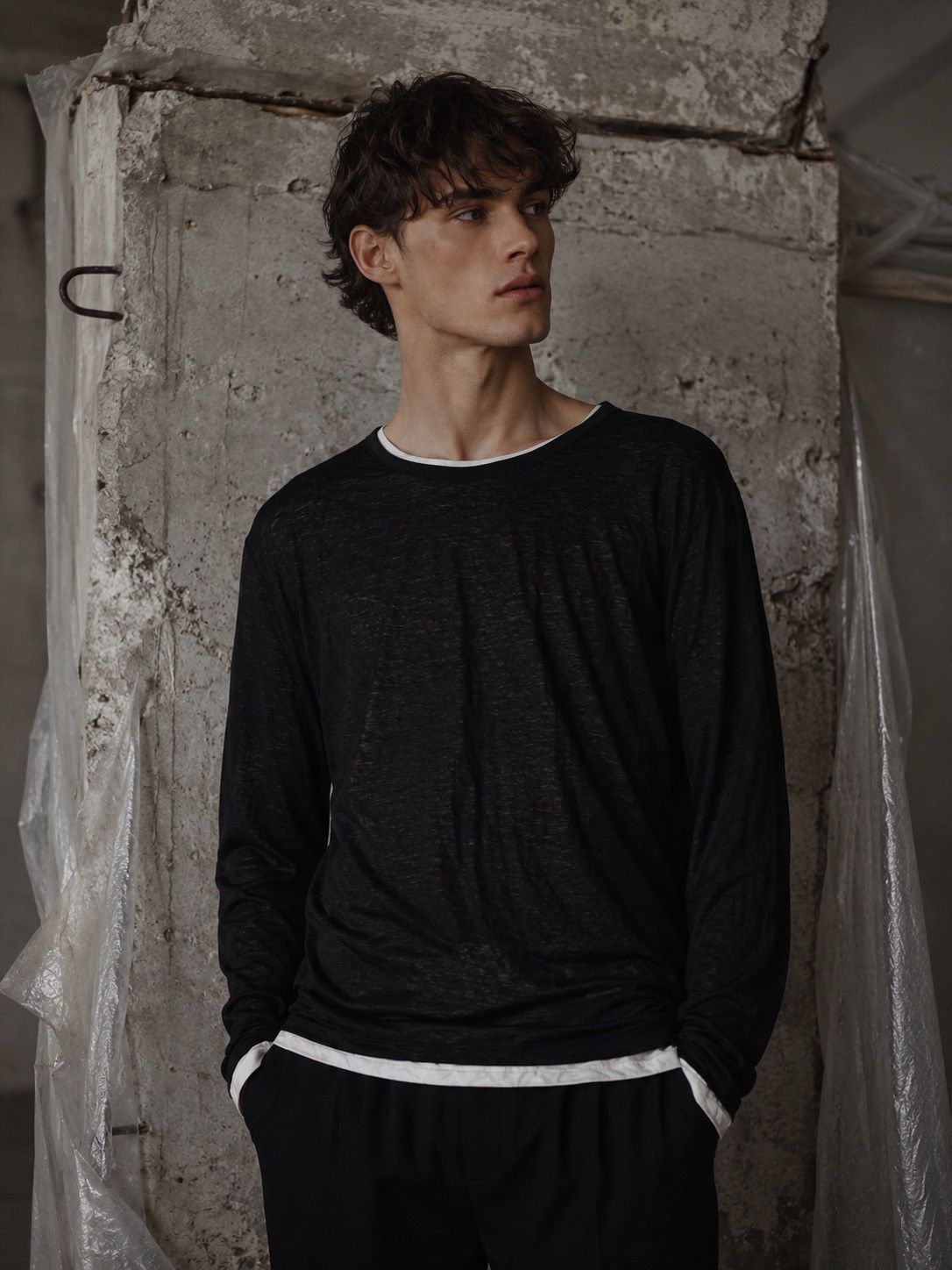 トップス 04AW Dior homme future eye long sleeve-T Dior AW2004 DIOR HOMME 