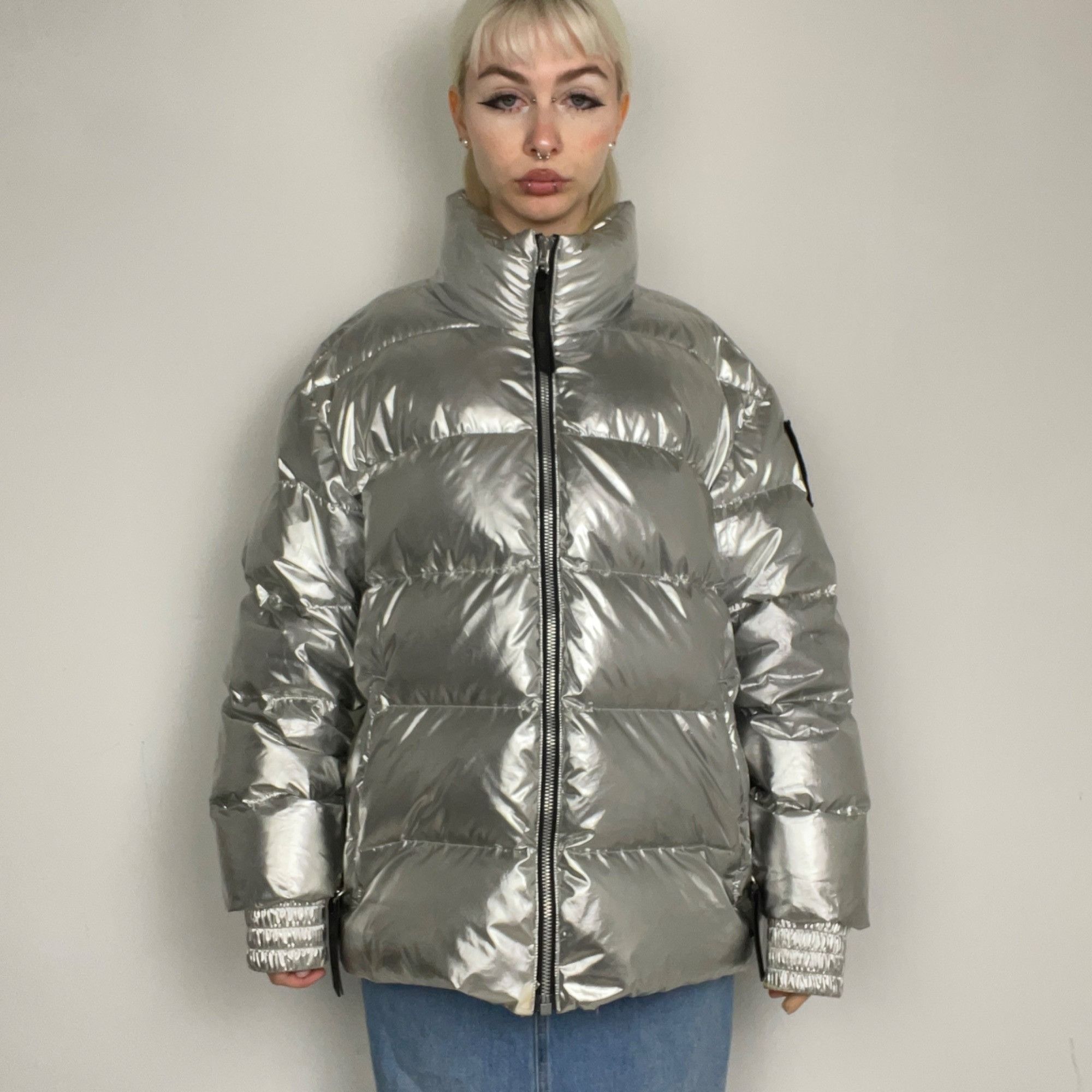 Moose Knuckles Rare Moose Knuckles Metallic Puffer Jacket Size US L / EU 52-54 / 3 - 2 Thumbnail