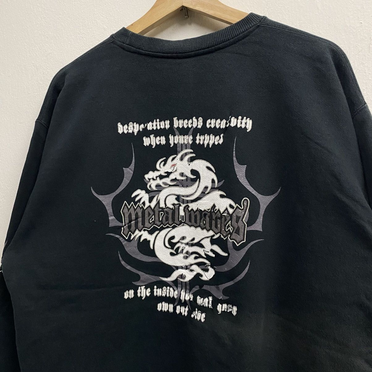 Japanese Brand Dig Deep Japanese Brand Dragon Cross Sweatshirts Size US L / EU 52-54 / 3 - 3 Thumbnail