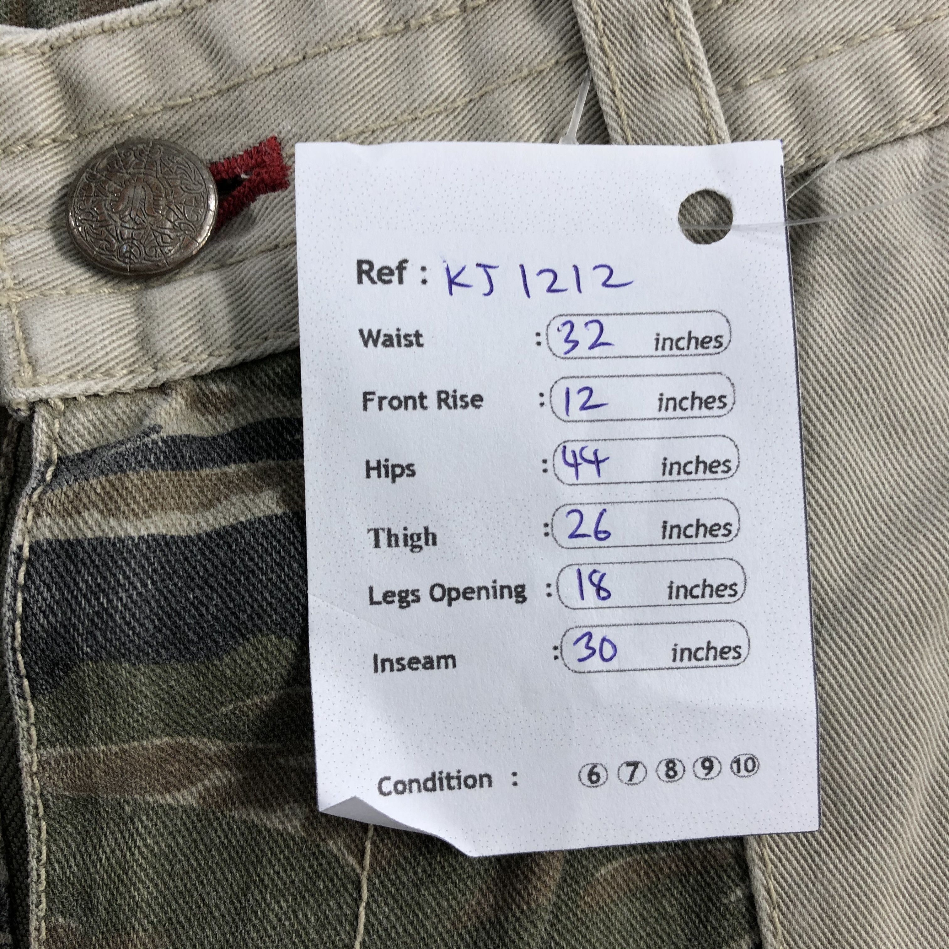Japanese Brand HNBM Camo Cargo Pants Multi Pocket Tactical Trousers Size US 32 / EU 48 - 12 Thumbnail
