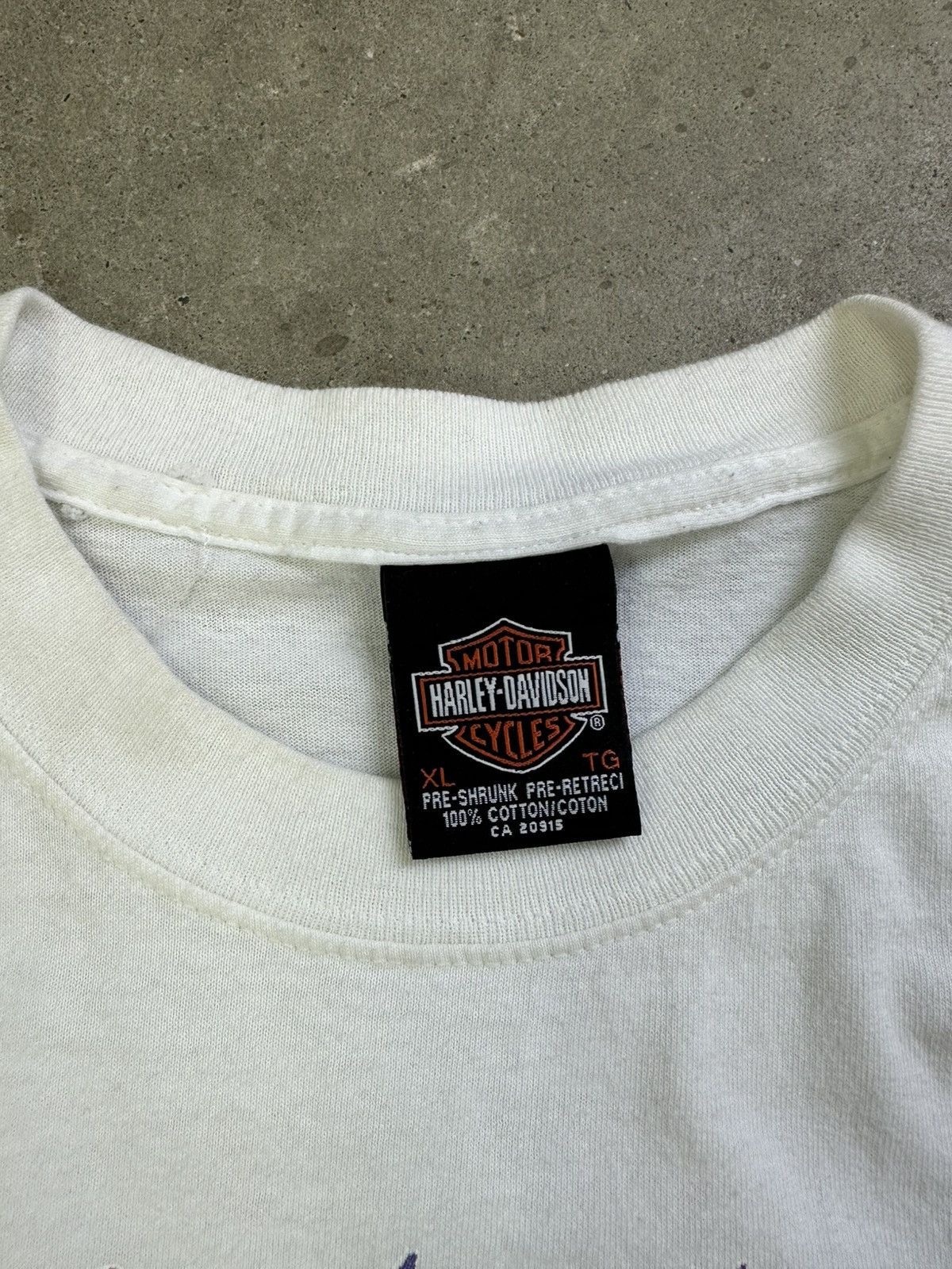 Harley Davidson × Vintage Vintage Harley Davidson Hog Rally Tee XL White Size US XL / EU 56 / 4 - 3 Thumbnail