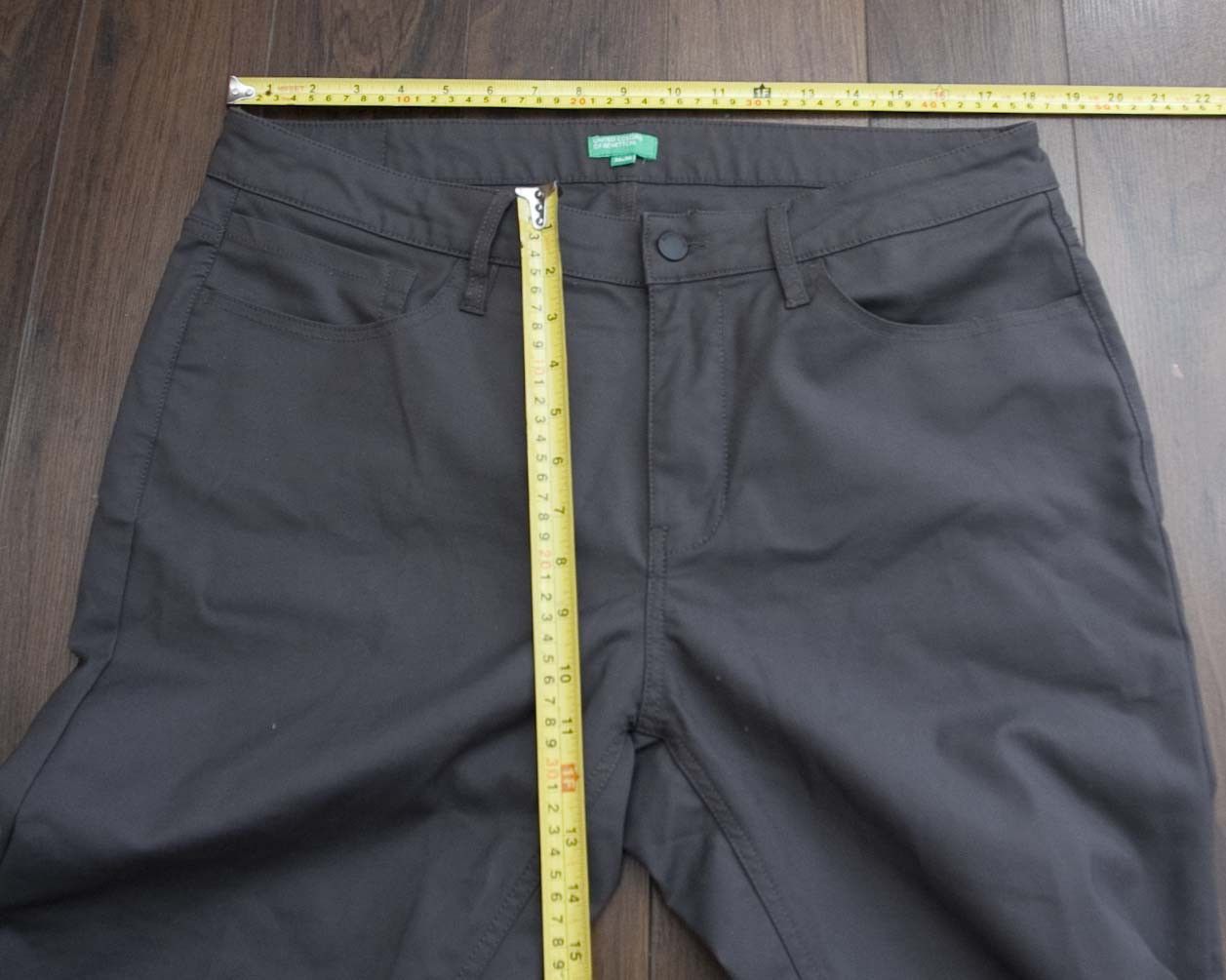 United Colors Of Benetton United Colors of Benetton Pants Size 36x26.5 Dark Gray Size US 36 / EU 52 - 4 Thumbnail