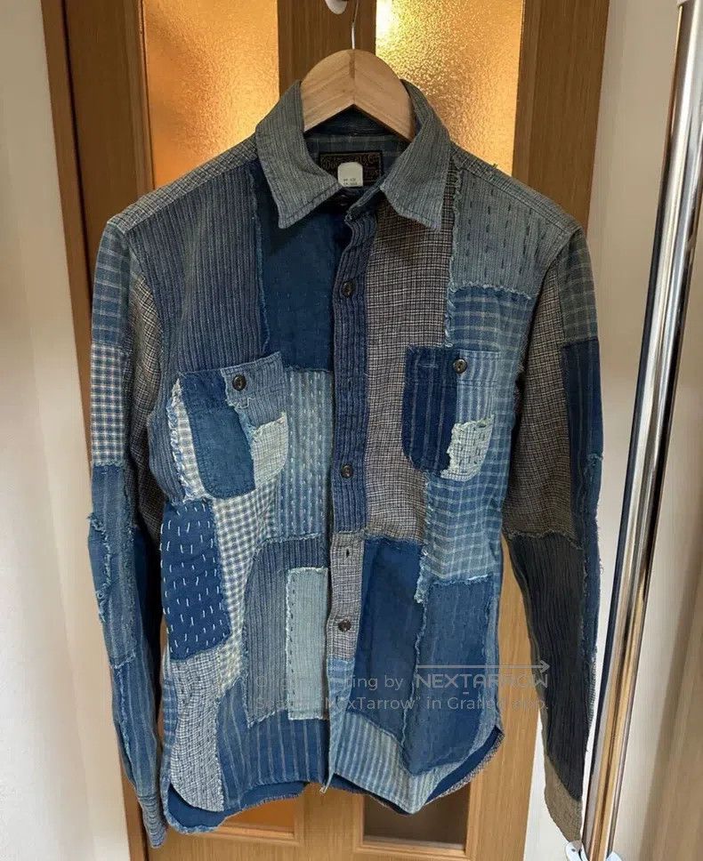 RRL Ralph Lauren RRL Ralph Lauren Patchwork Shirt Size US XS / EU 42 / 0 - 1 Thumbnail