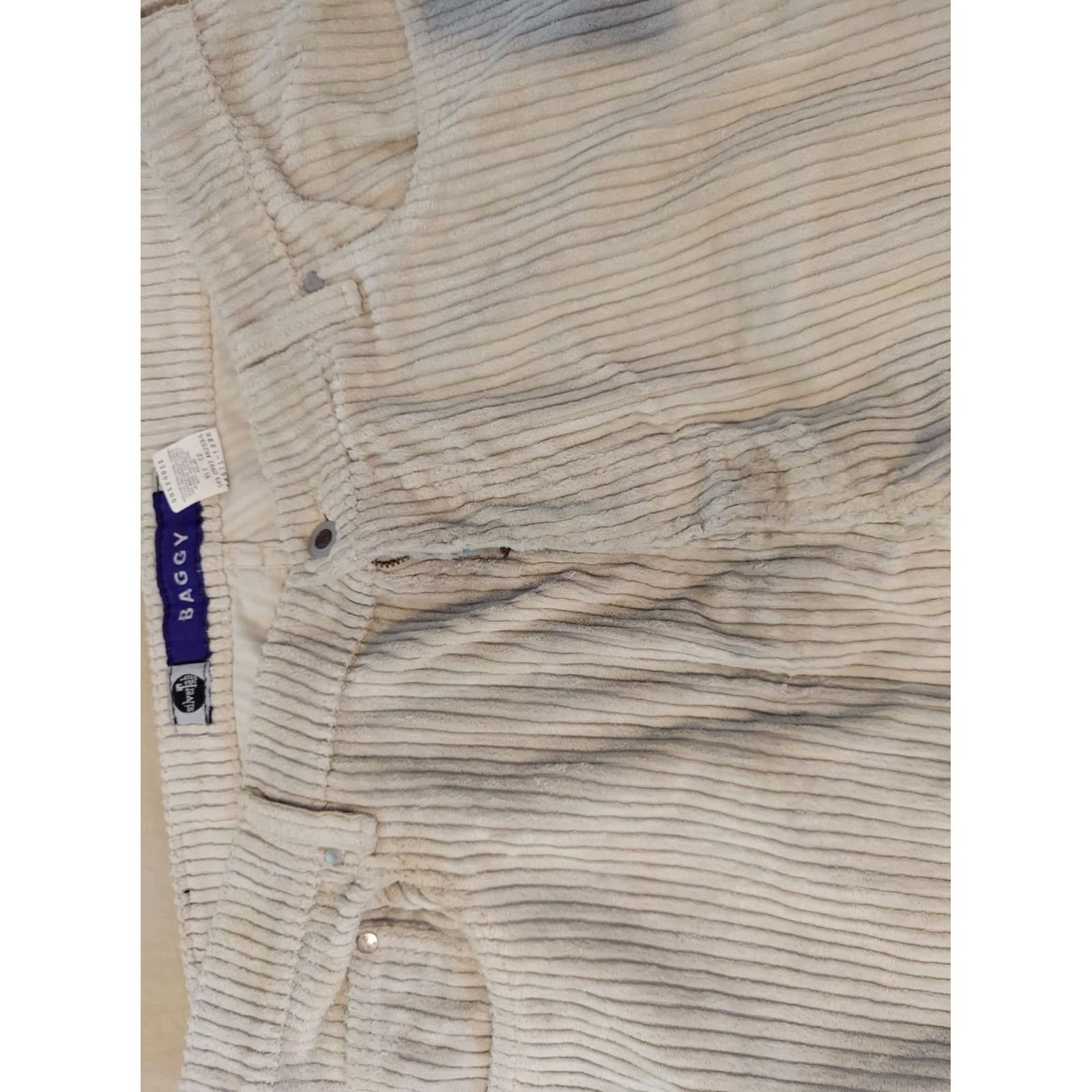 Levi's VINTAGE Levi's Silvertab Pants Mens Dress Pants 38x34 Beige Khaki Baggy 90s Skate Hip Hop Size US 38 / EU 54 - 6 Thumbnail