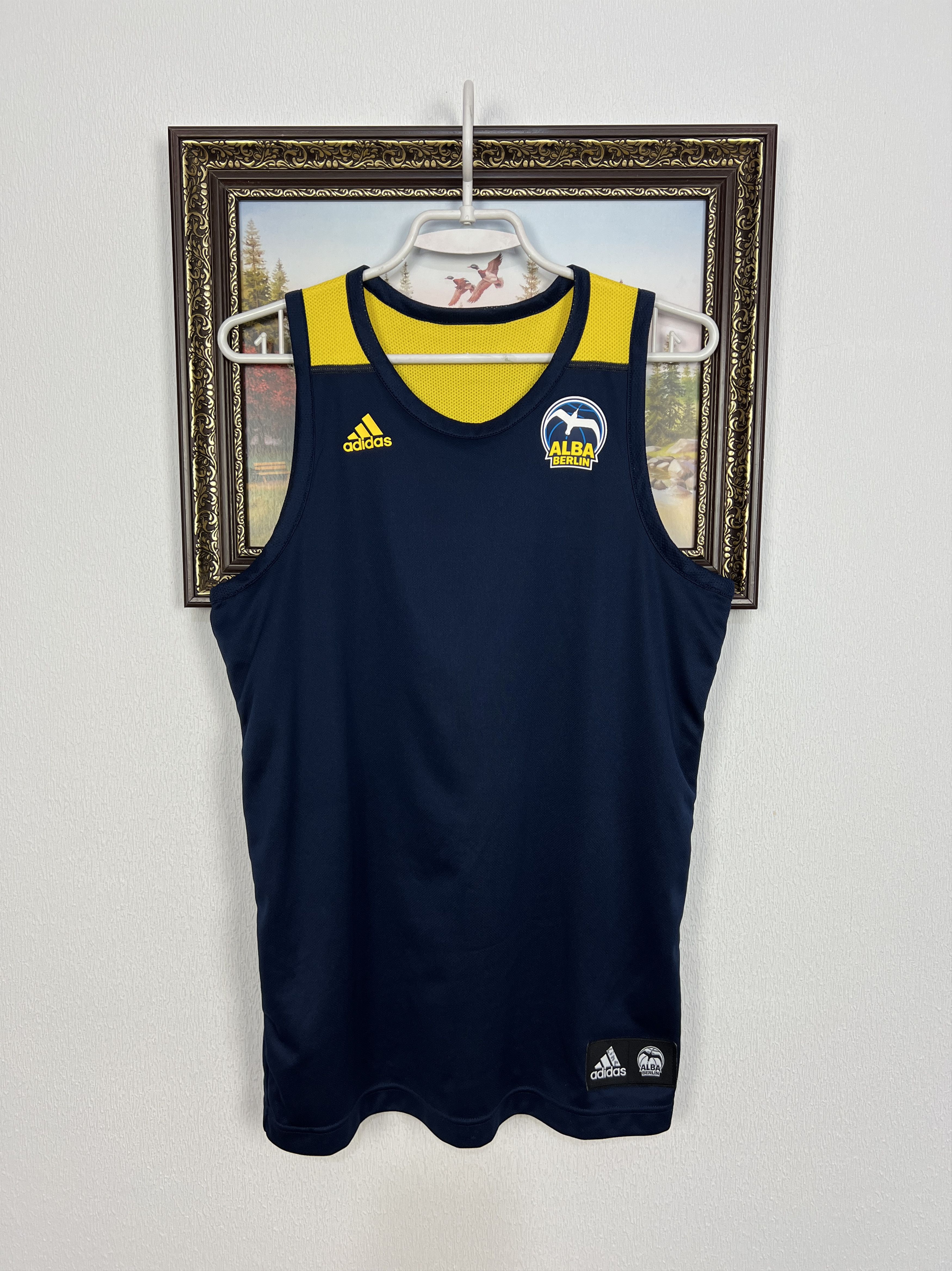 Adidas Adidas Alba Berlin Germany Euroleague Basketball Jersey Size US M / EU 48-50 / 2 - 1 Thumbnail