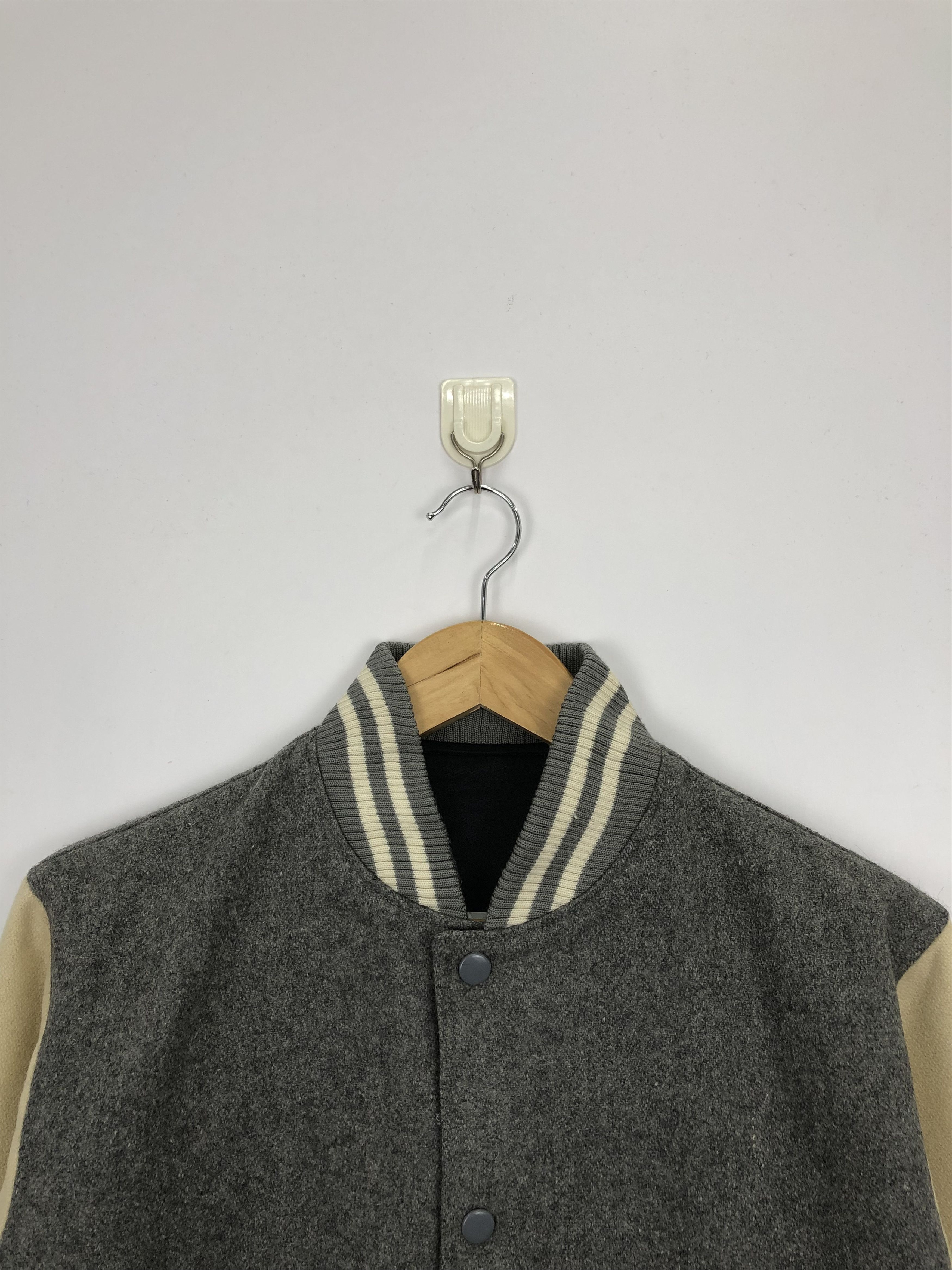 Japanese Brand Vintage Japanese Brand Reversible Wool Varsity Jacket V0345 Size US L / EU 52-54 / 3 - 5 Thumbnail