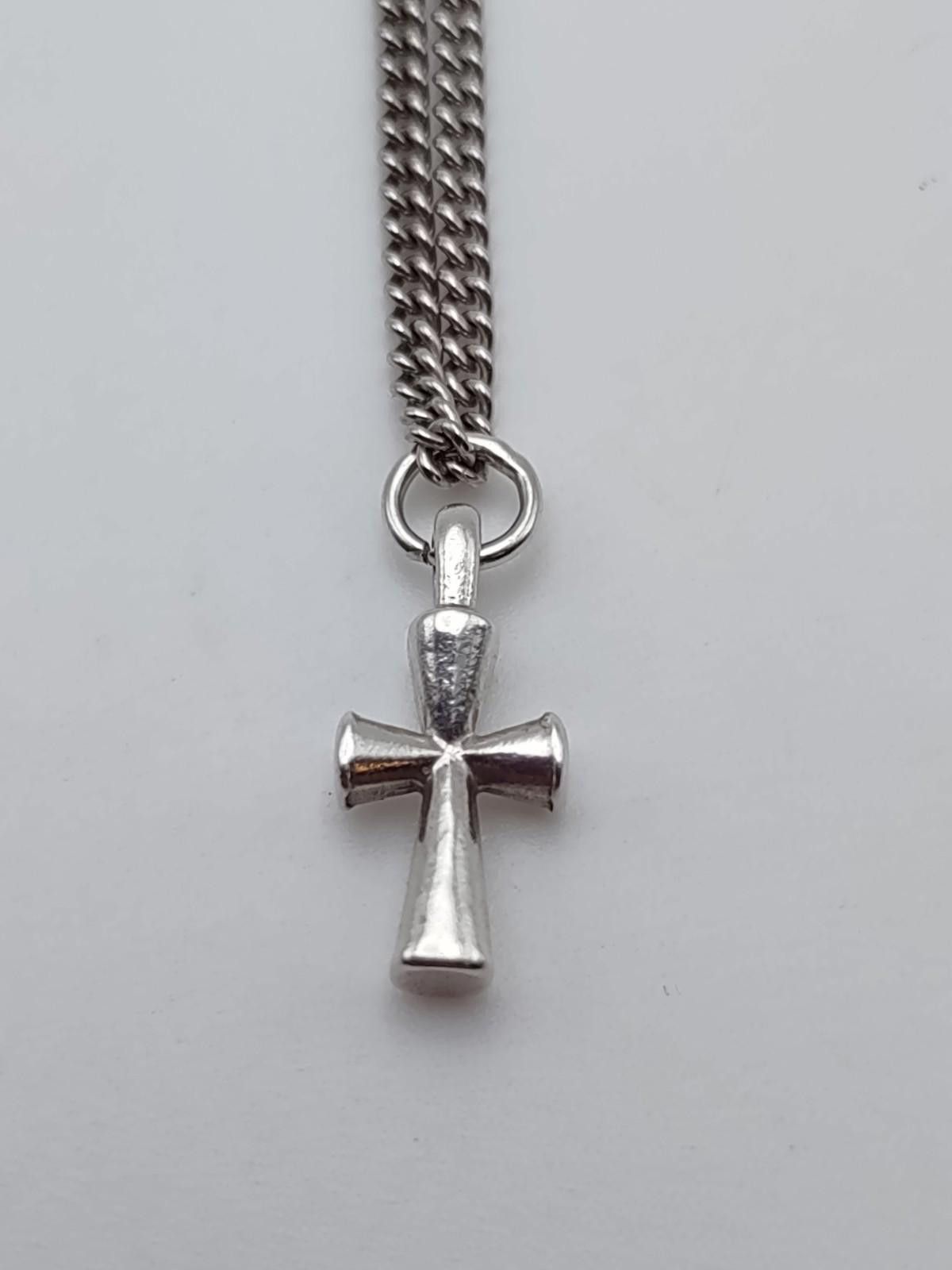 Other James Avery Sterling Silver Cross Pendant 18" Curb Chain 925 Size ONE SIZE - 1 Thumbnail