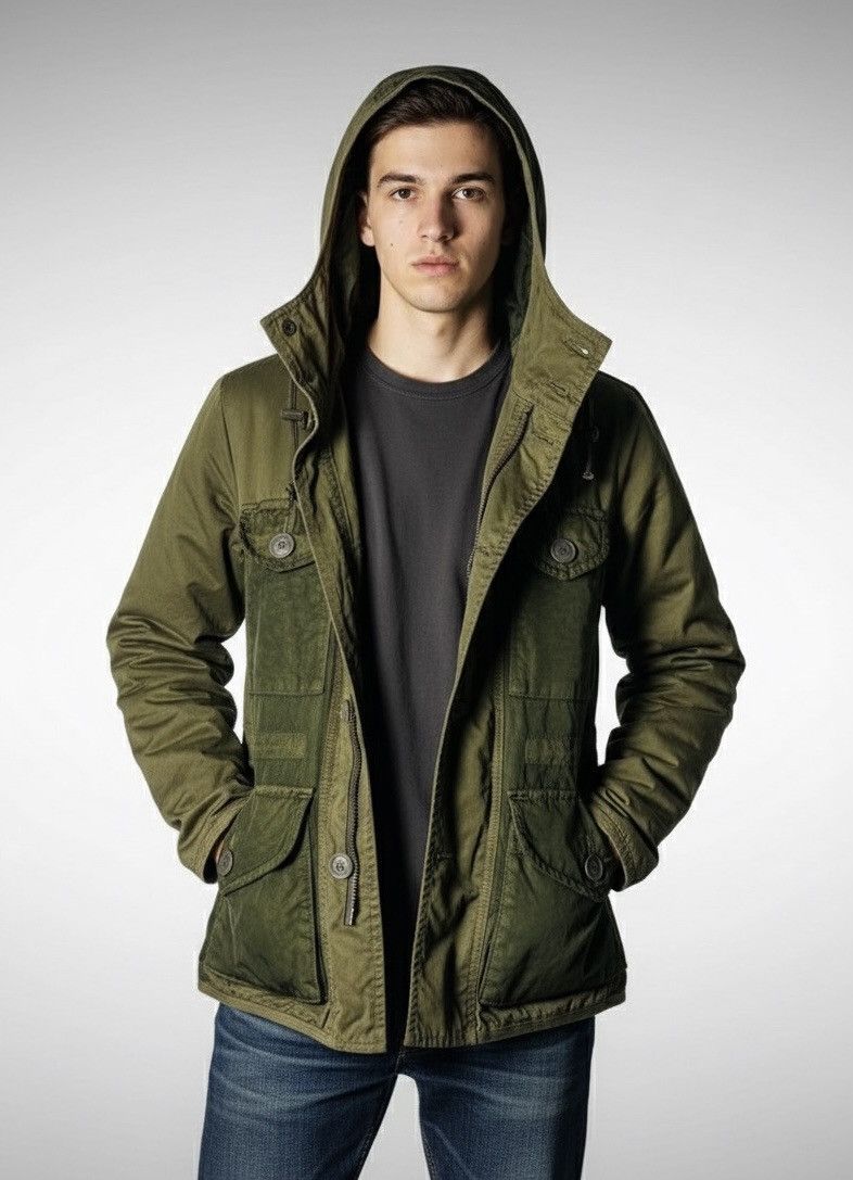 Issey Miyake Issey Miyake Style - Hippocampus Multipocket Hoodie Parka Size US M / EU 48-50 / 2 - 1 Thumbnail