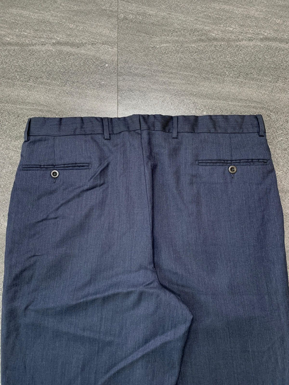 Hermes FREE TAX! 2000s BIG SIZE Cuffed Trousers - 36” Size US 35 - 8 Thumbnail