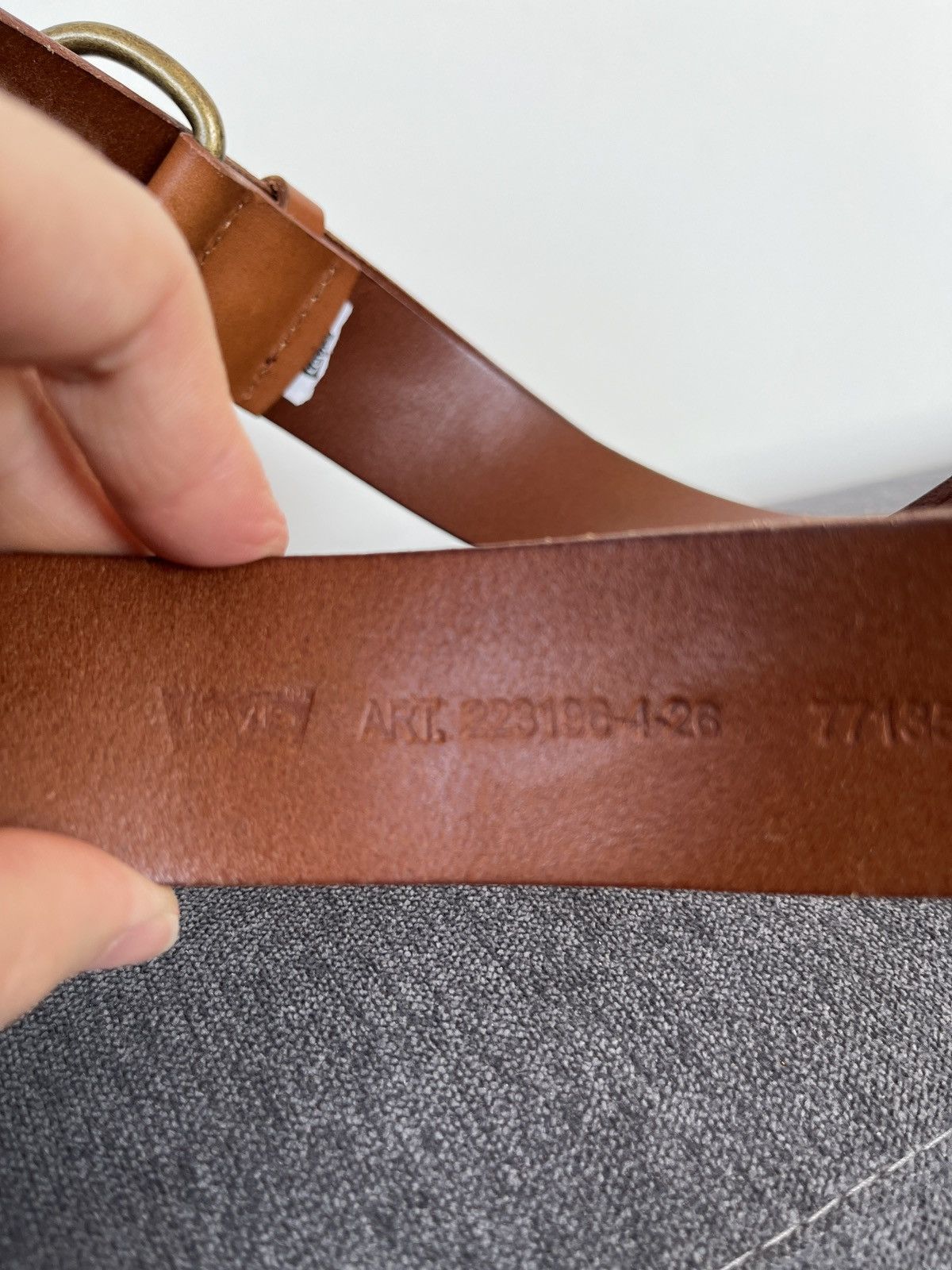 Levi's Levis Brown Cow Leather Belt Size ONE SIZE - 10 Thumbnail