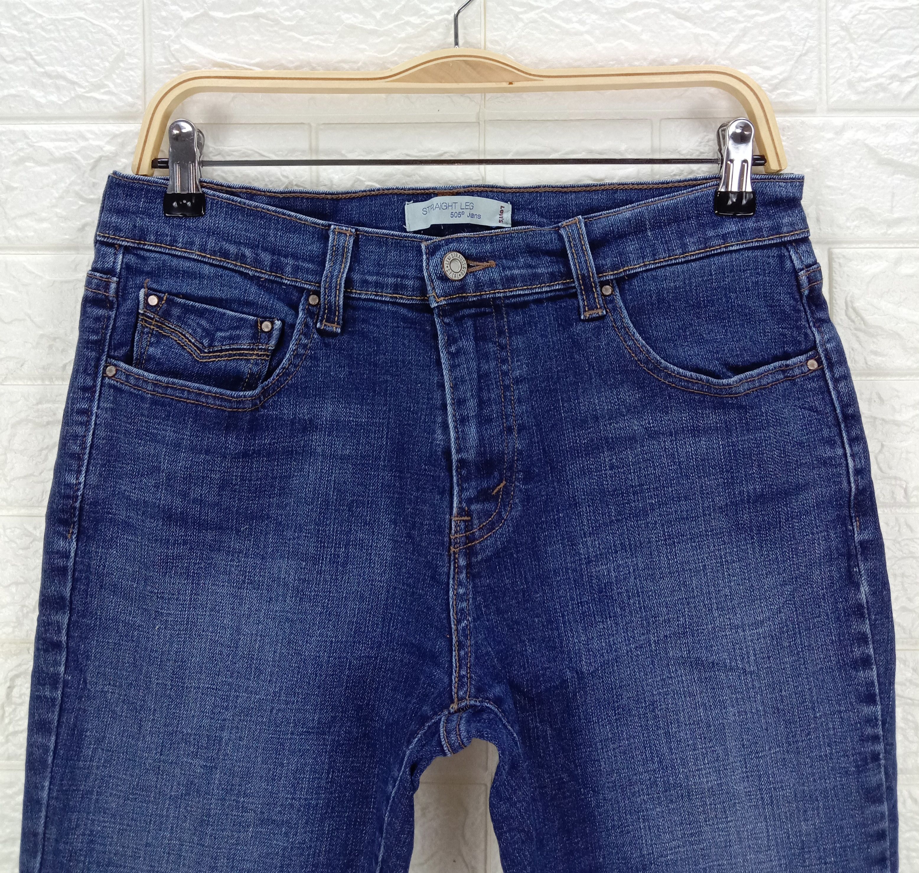 Levi's Vintage Levi's 505 Straight Leg Jeans Size 32" / US 10 / IT 46 - 2 Thumbnail