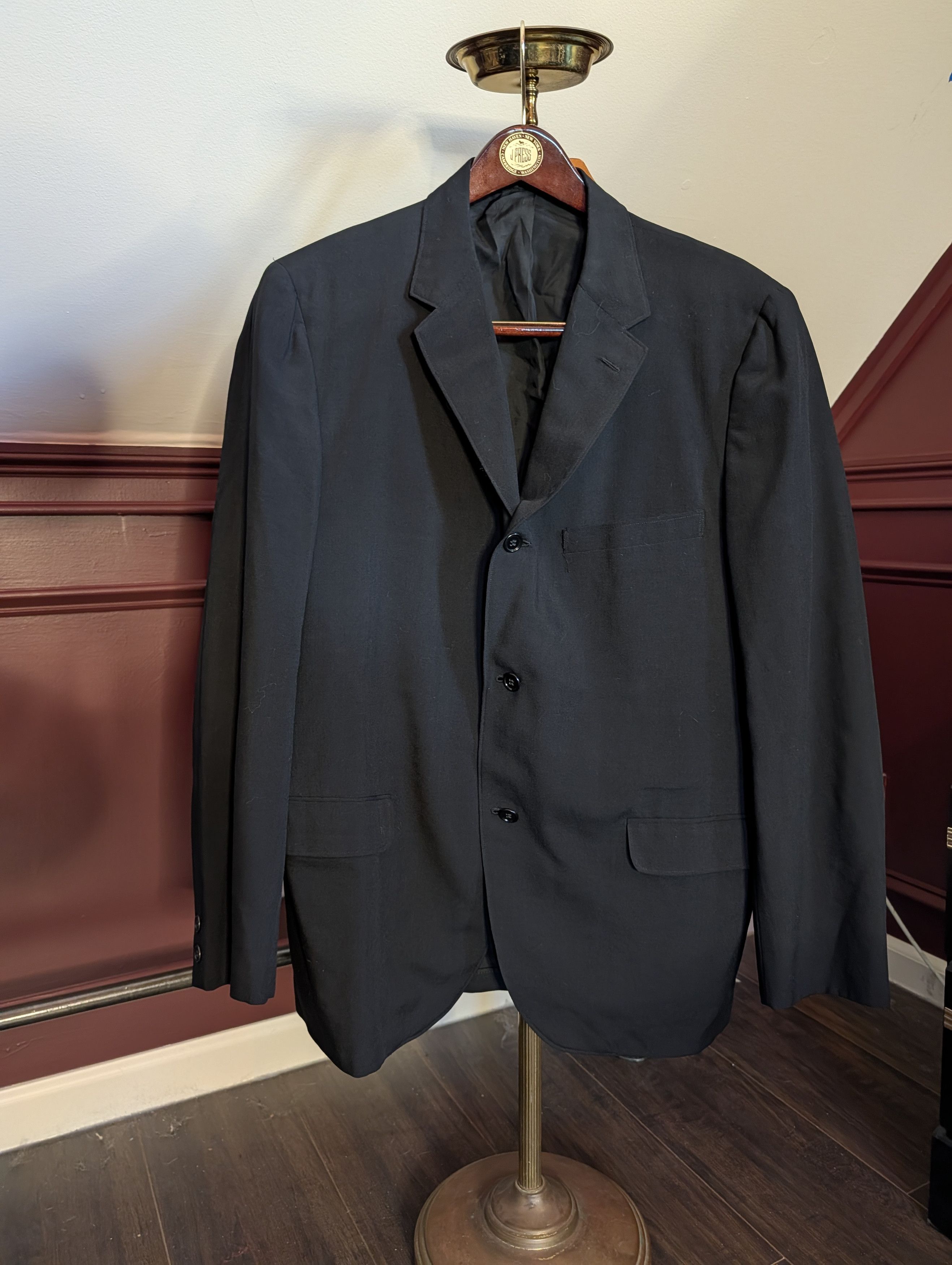 Freeman H FREEMAN & SON vtg black Naturalaire Waylite 45-55 jacket Size 42R - 1 Thumbnail