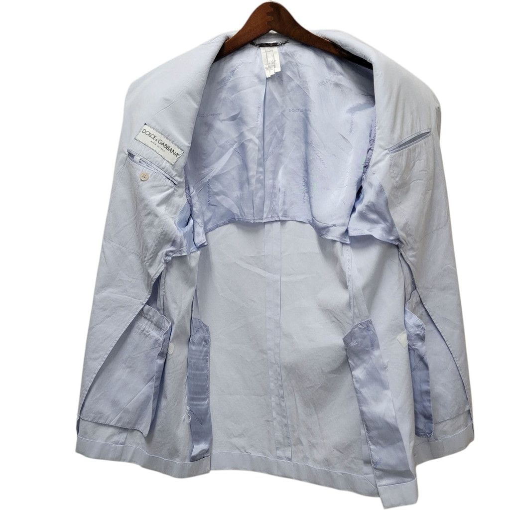 Dolce & Gabbana Dolce & Gabbana Powder Blue 3-Button Side Vent 48R (38US) Size 48L - 9 Thumbnail