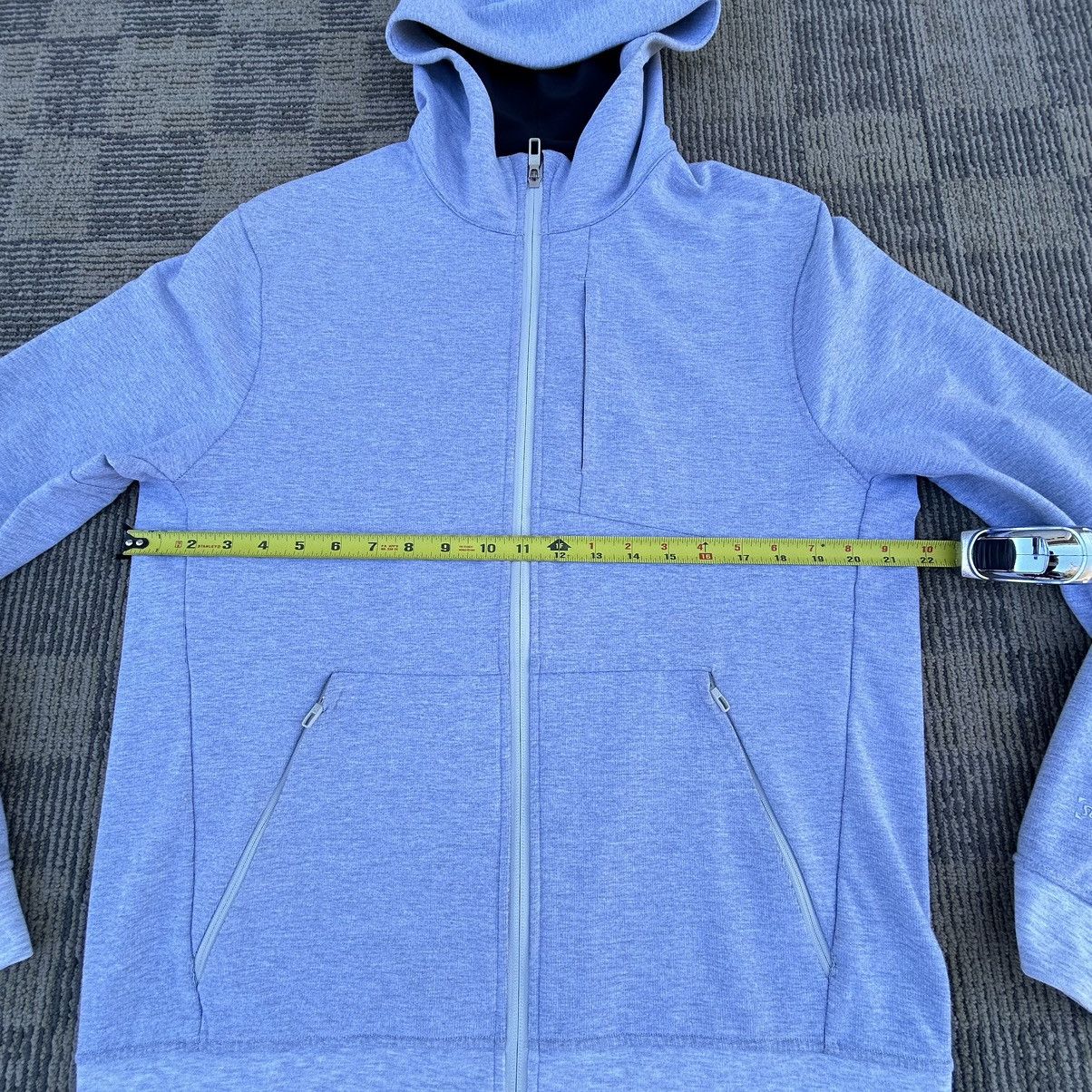 Lululemon Lululemon Men’s City Sweat Zip Hoodie Grey Athletic Size US L / EU 52-54 / 3 - 4 Thumbnail