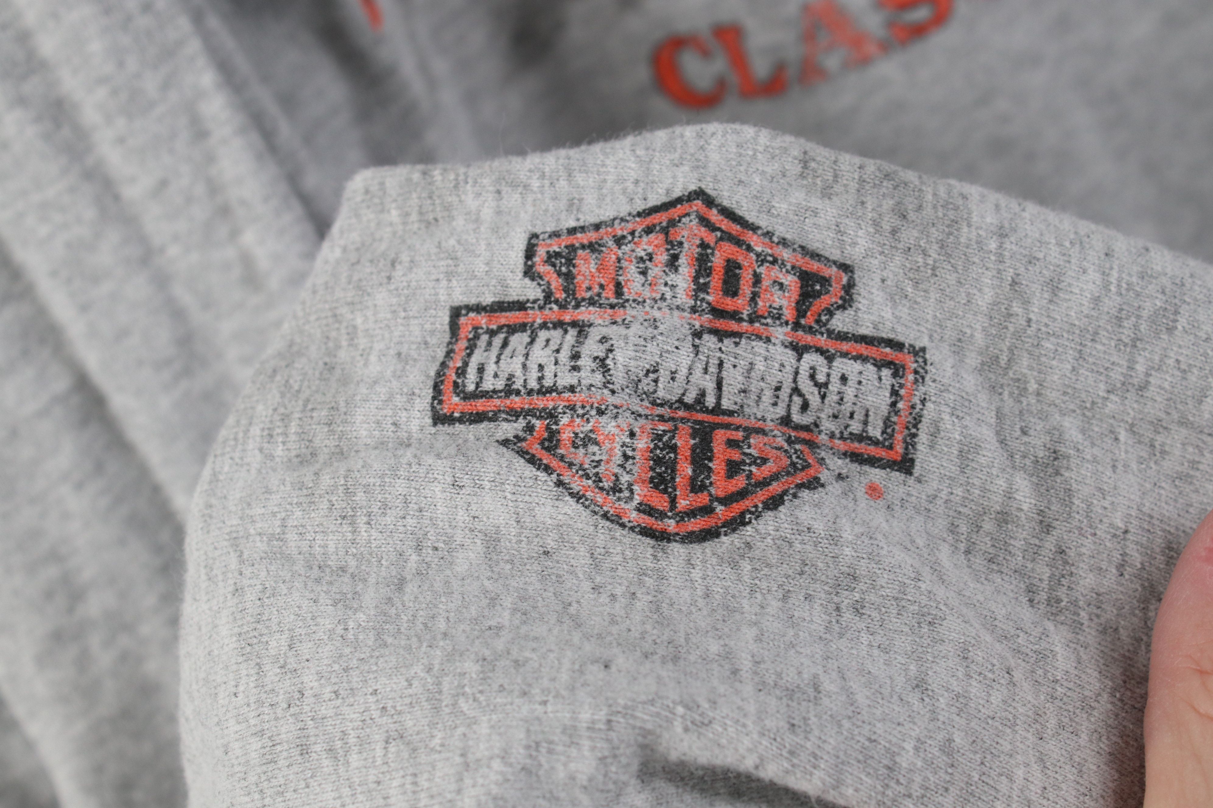 Harley Davidson Vintage Y2K 2005 Harley Davidson Long Sleeve T-Shirt Gray Size US L / EU 52-54 / 3 - 8 Thumbnail