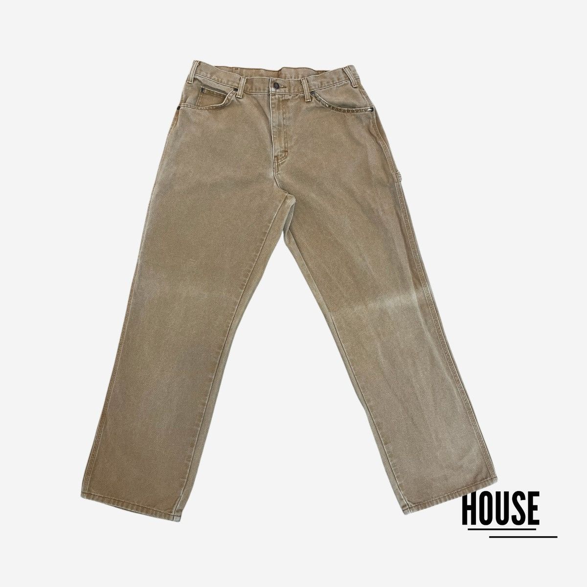 Dickies Dickies 1/1 Tan Workwear Jeans Size US 34 / EU 50 - 1 Thumbnail